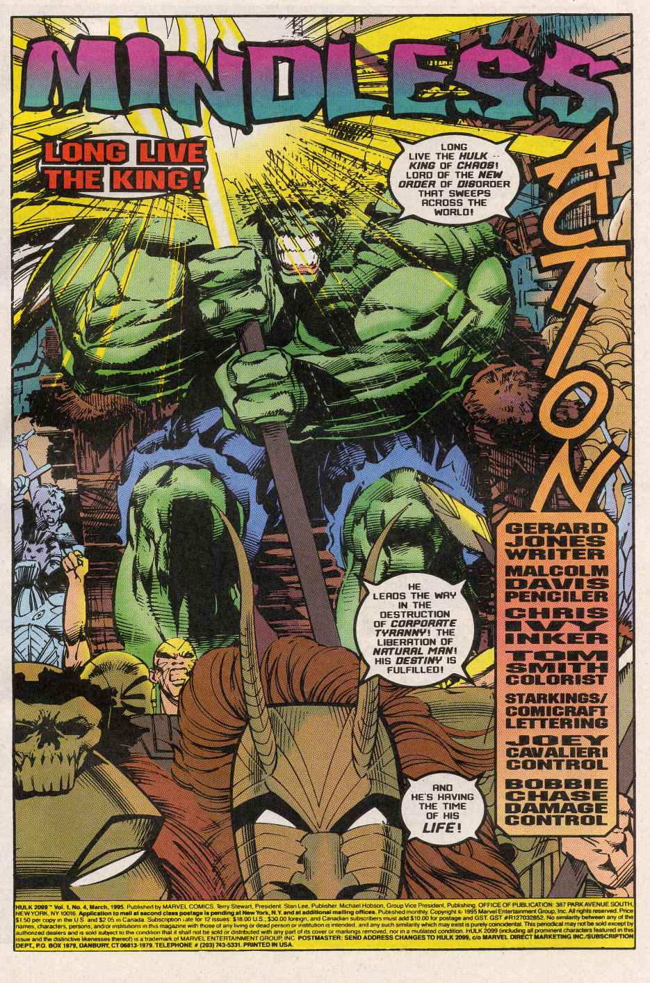 Read online Hulk 2099 comic -  Issue #4 - 2