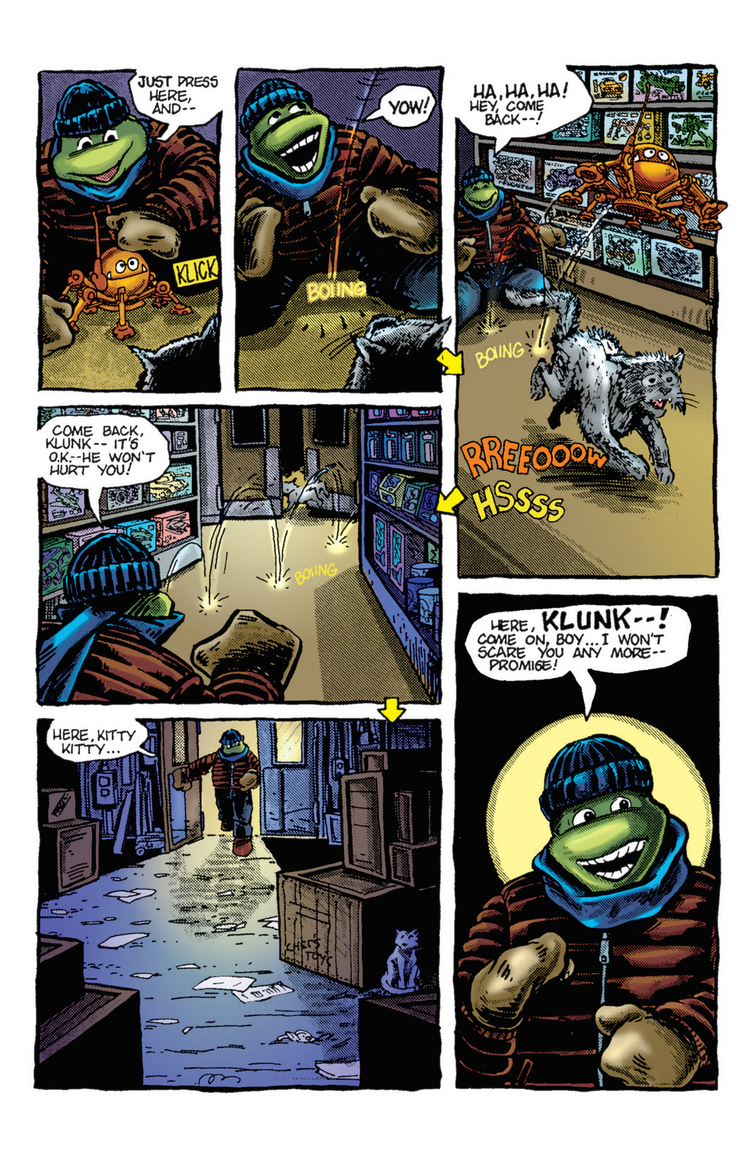 Read online Teenage Mutant Ninja Turtles Color Classics: Michaelangelo Micro-Series comic -  Issue # Full - 11