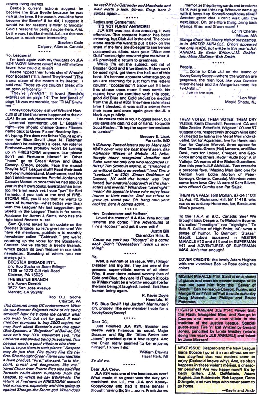 Read online Justice League America comic -  Issue #38 - 25