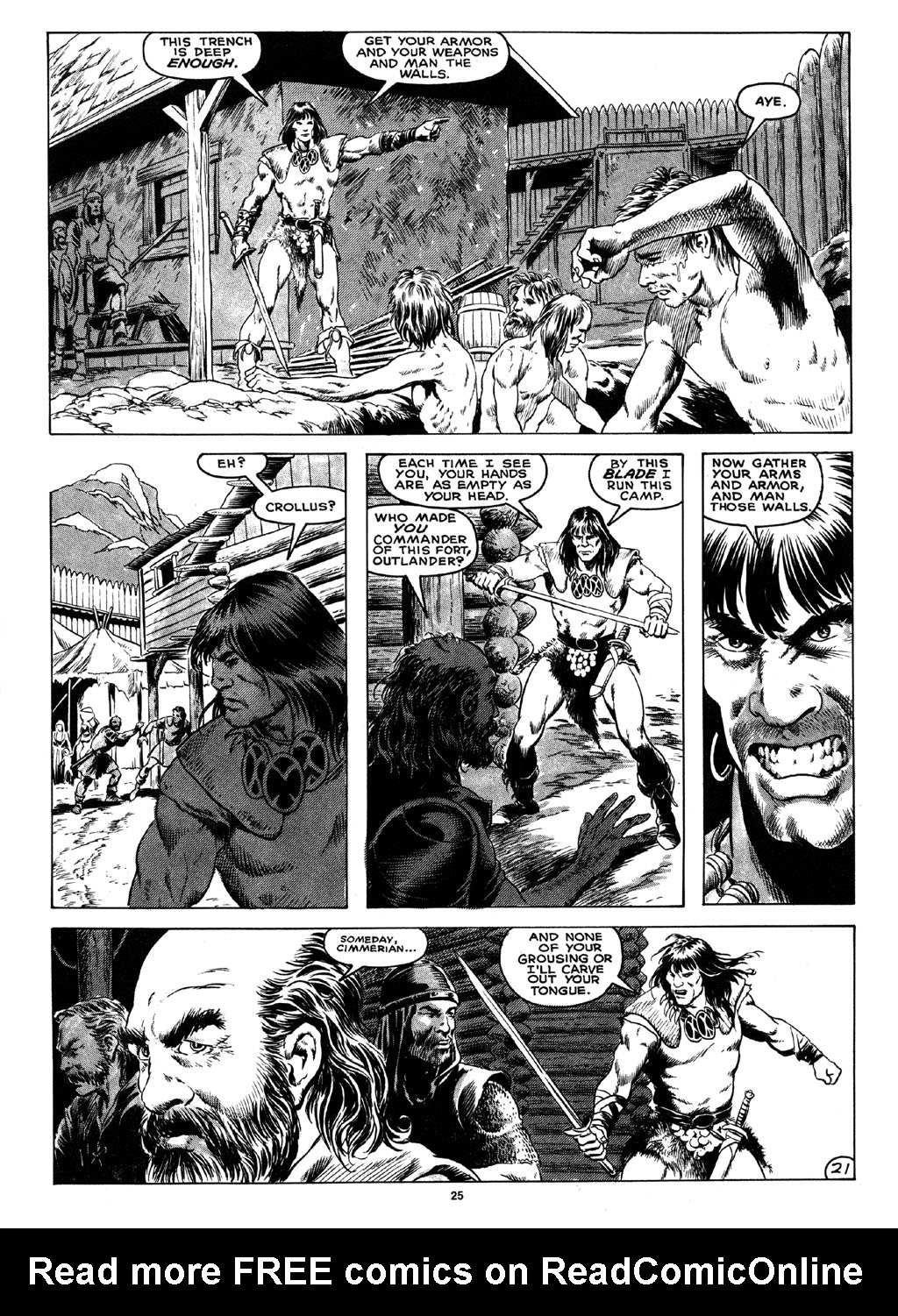 Read online The Savage Sword Of Conan comic -  Issue #163 - 26