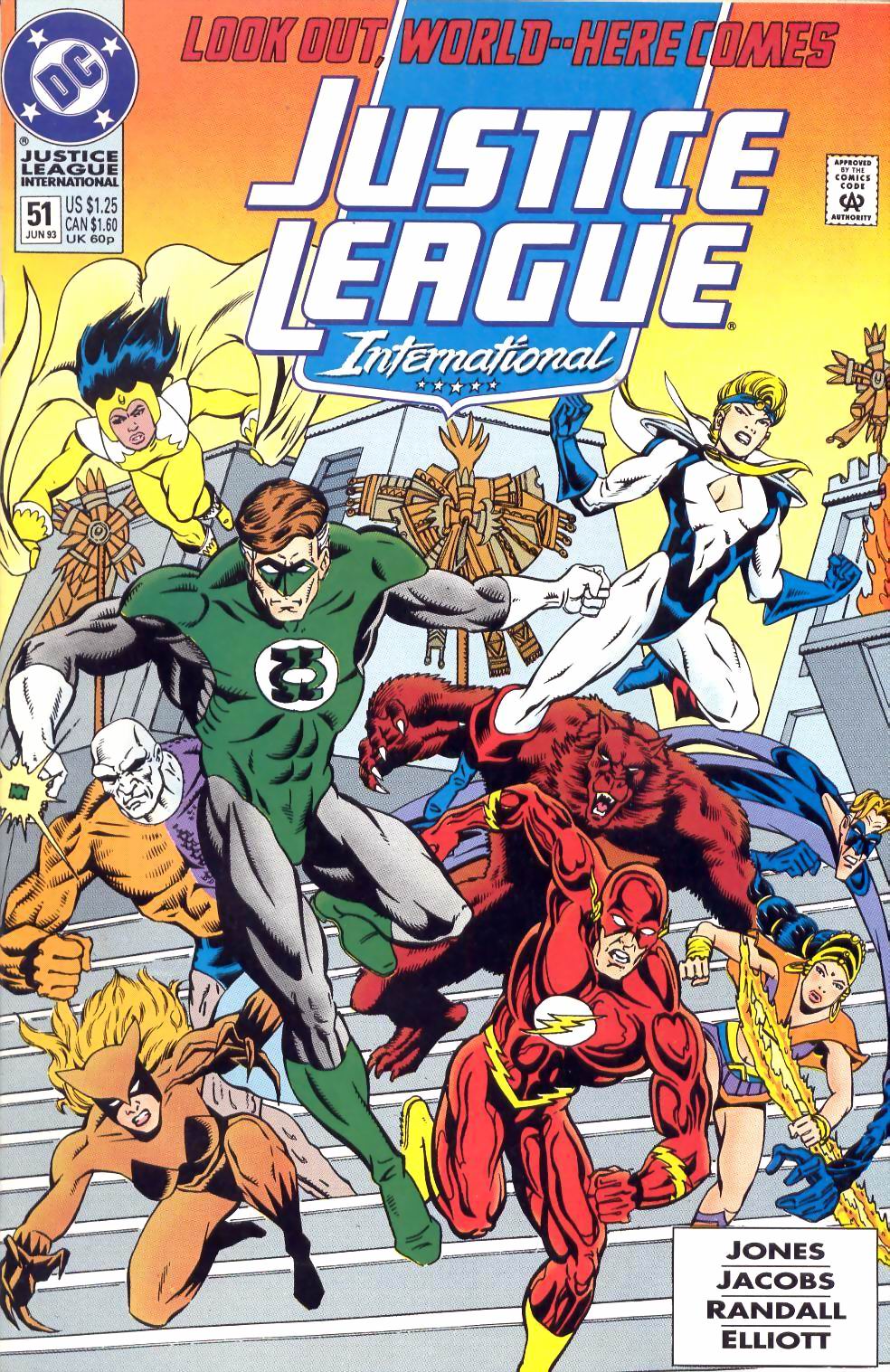 Read online Justice League International (1993) comic -  Issue #51 - 1