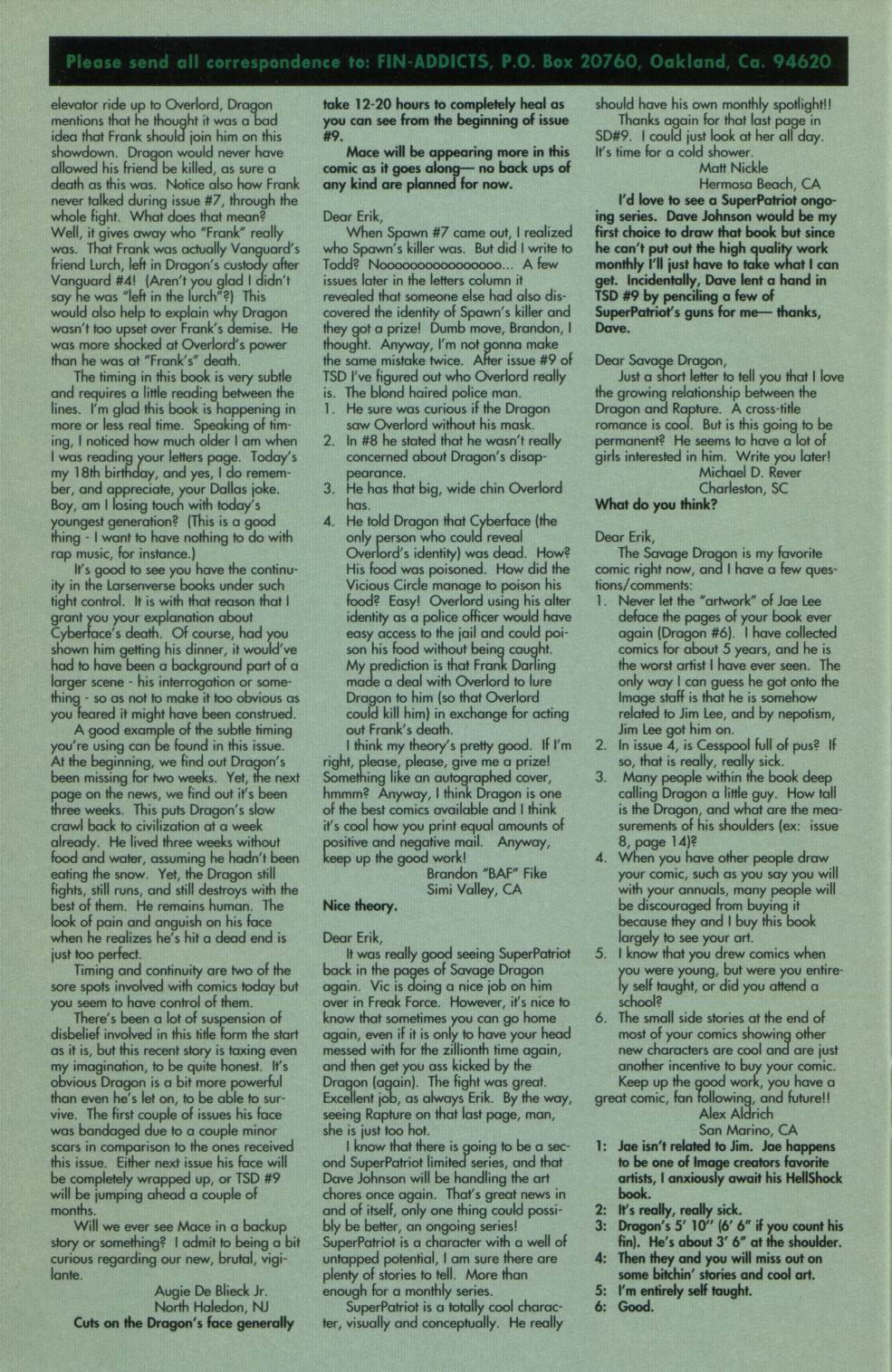 Read online The Savage Dragon (1993) comic -  Issue #11 - 27