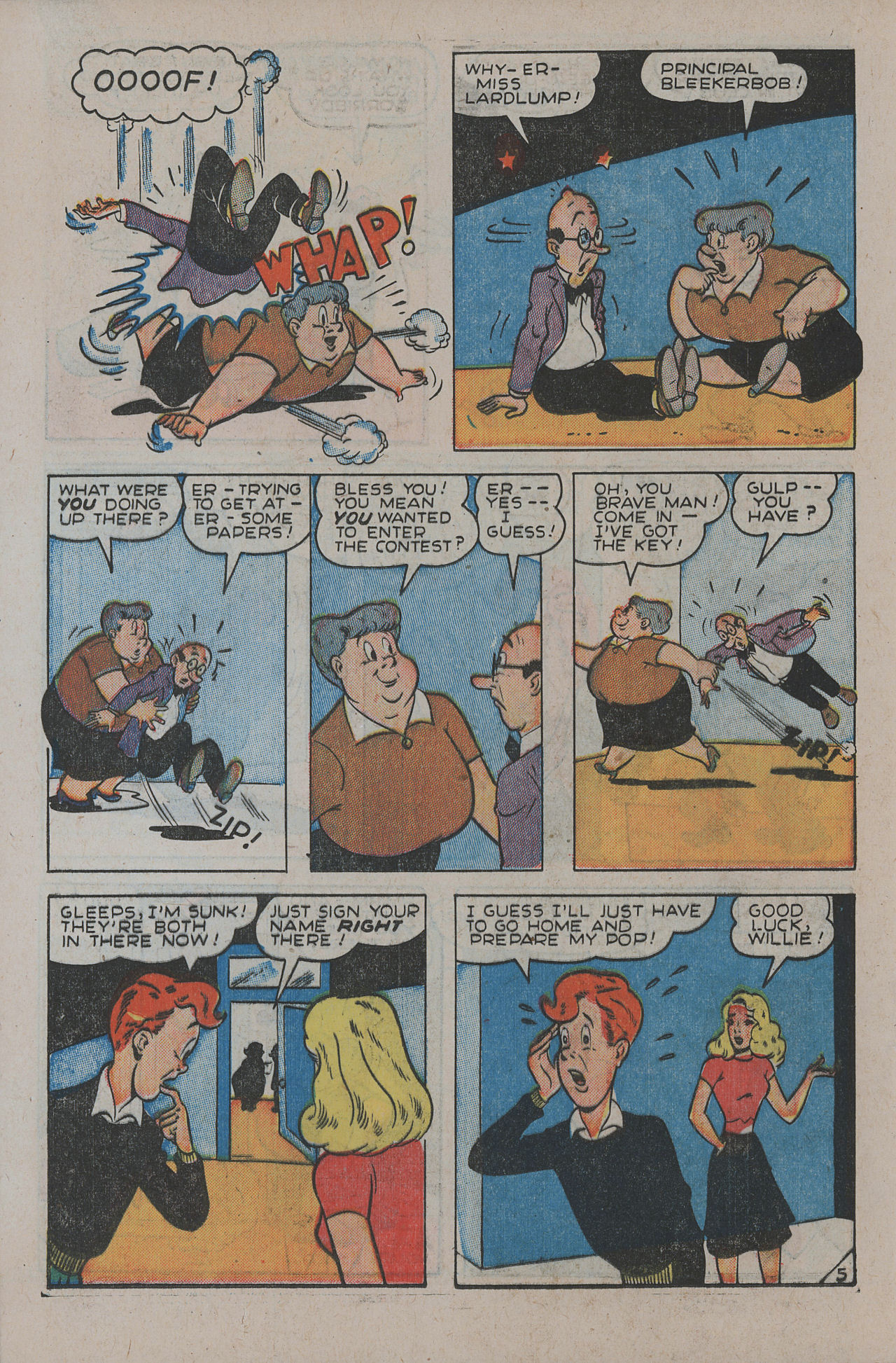 Read online Willie Comics (1946) comic -  Issue #18 - 32