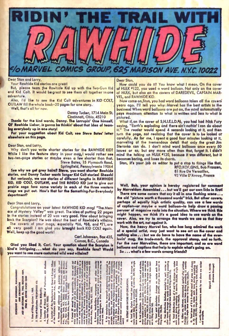 Read online The Rawhide Kid comic -  Issue #75 - 33