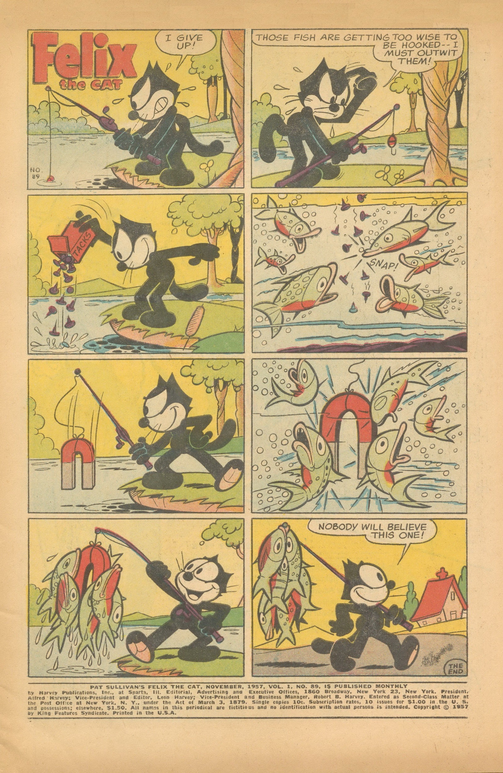 Read online Felix the Cat (1955) comic -  Issue #89 - 3