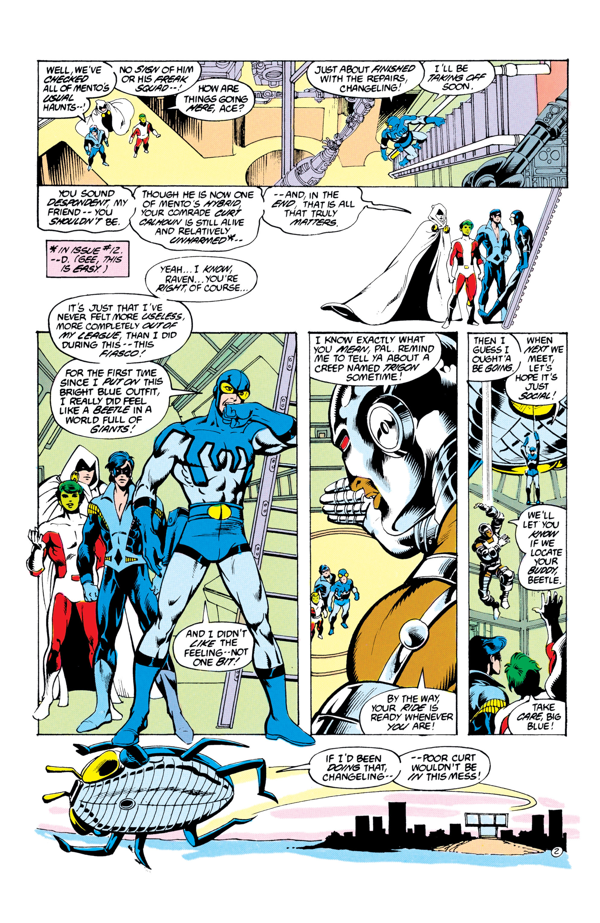 Read online Blue Beetle (1986) comic -  Issue #14 - 3