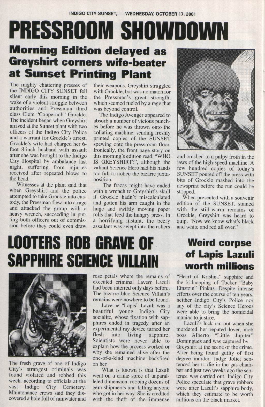 Read online Greyshirt: Indigo Sunset comic -  Issue #1 - 29