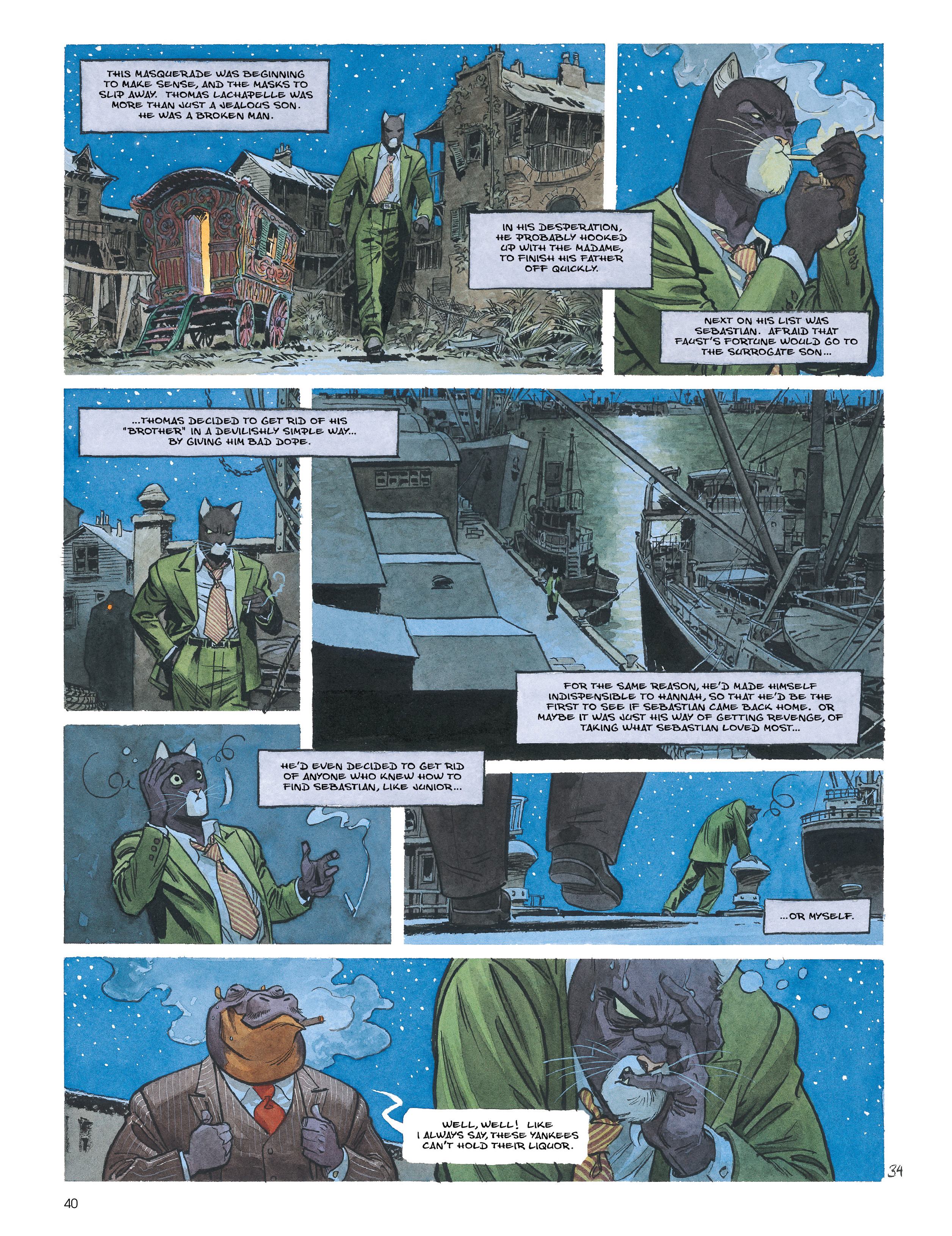 Read online Blacksad: A Silent Hell comic -  Issue # TPB - 41