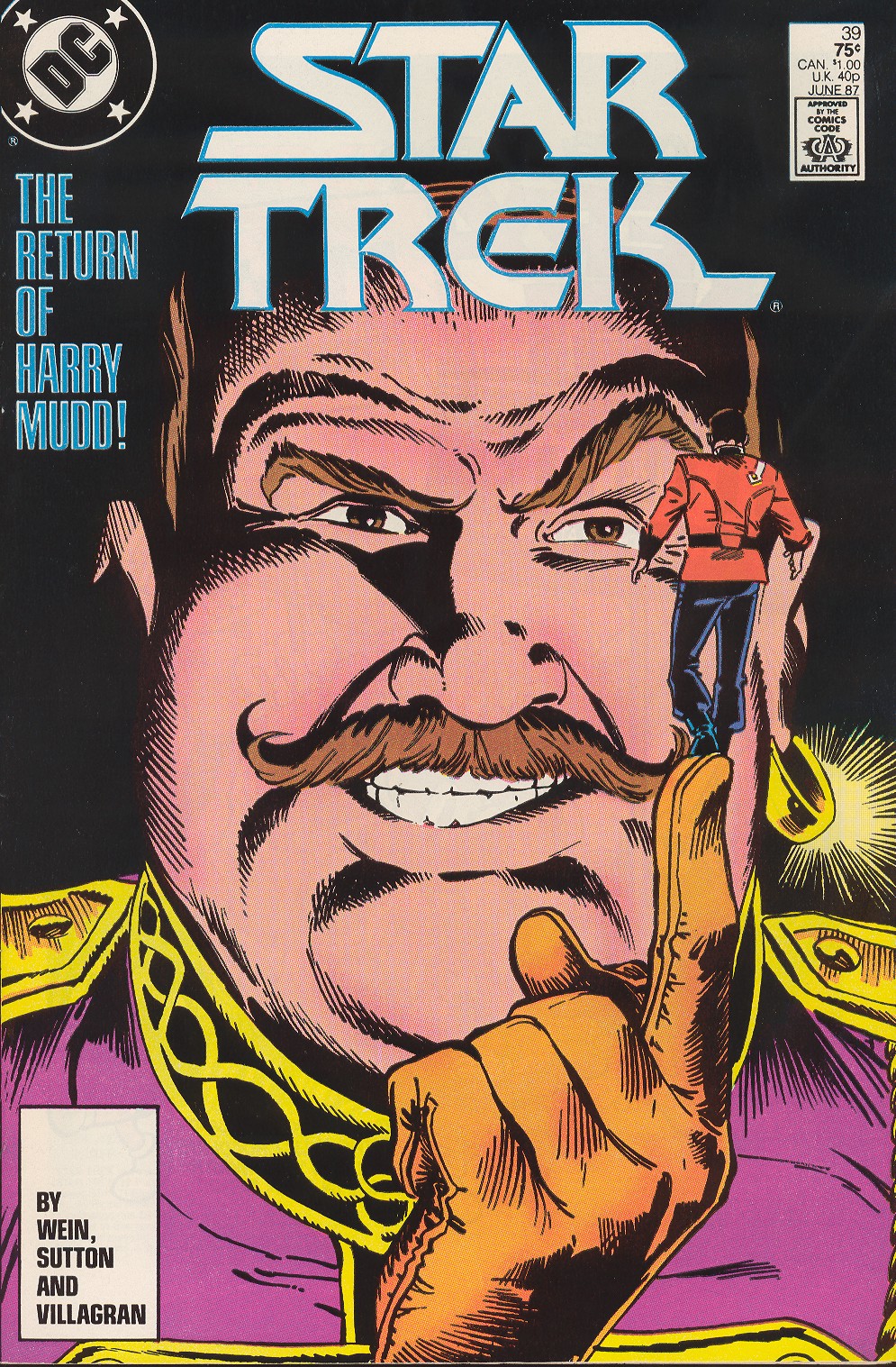 Read online Star Trek (1984) comic -  Issue #39 - 1