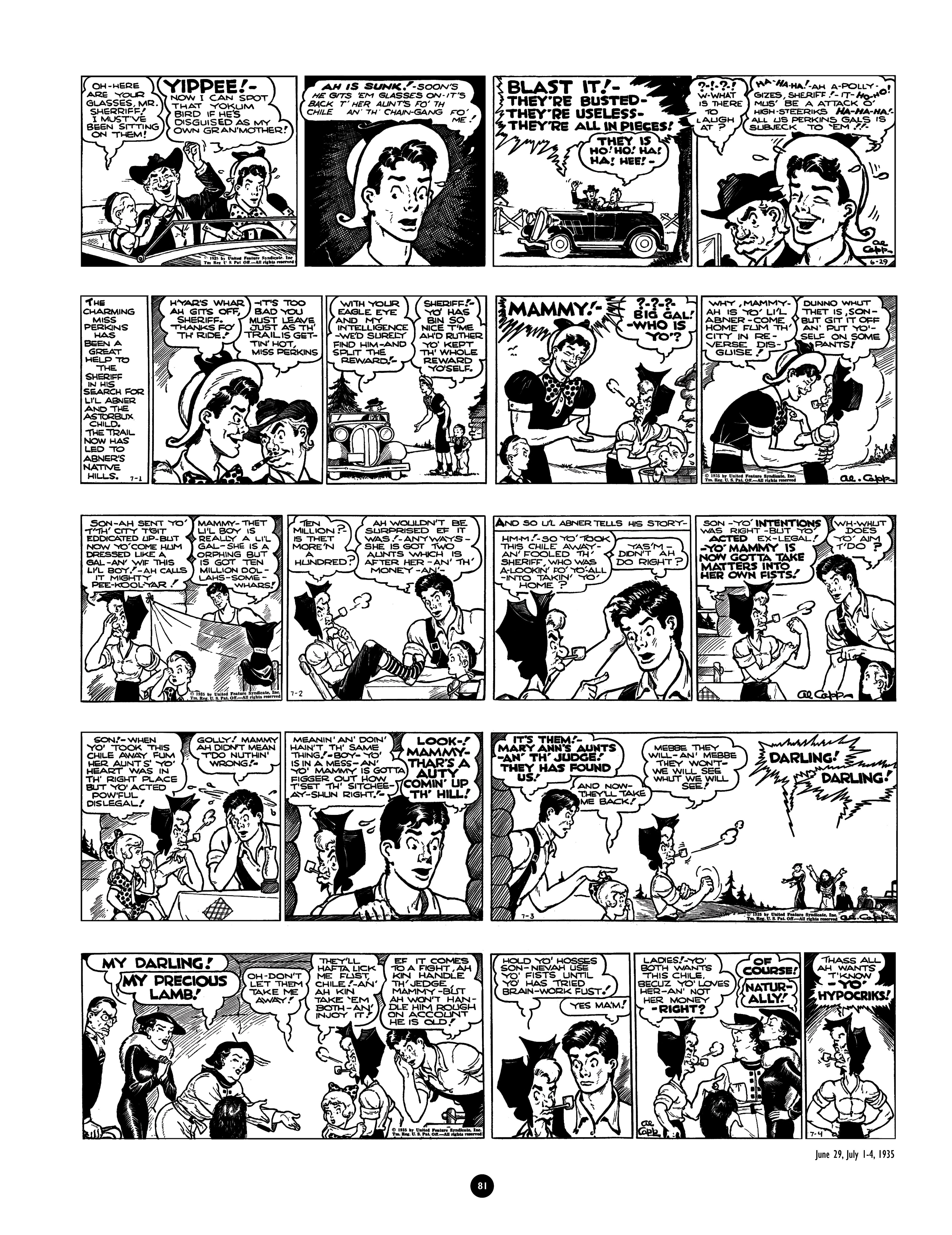 Read online Al Capp's Li'l Abner Complete Daily & Color Sunday Comics comic -  Issue # TPB 1 (Part 1) - 82