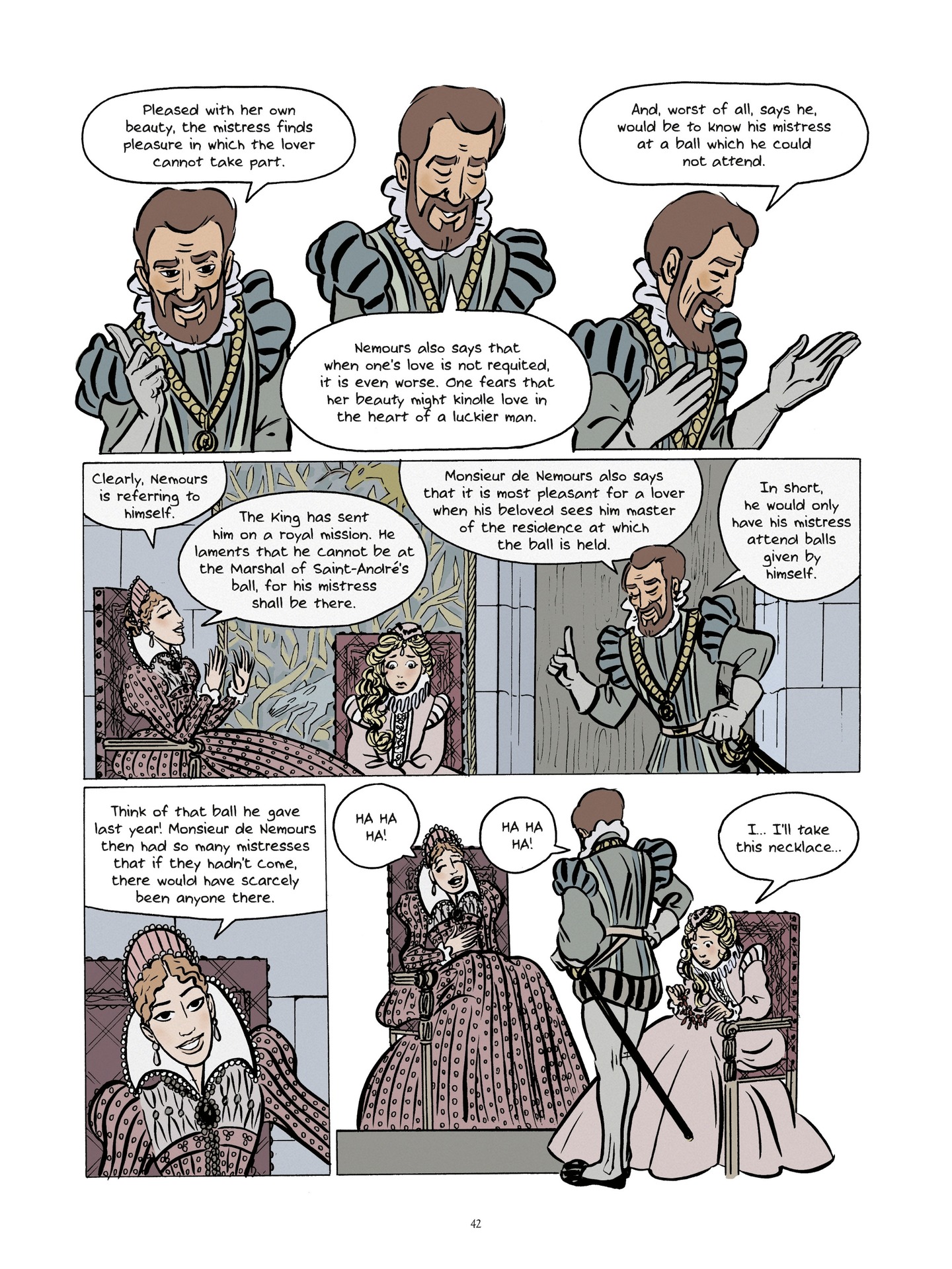Read online The Princess of Clèves comic -  Issue # TPB (Part 1) - 38