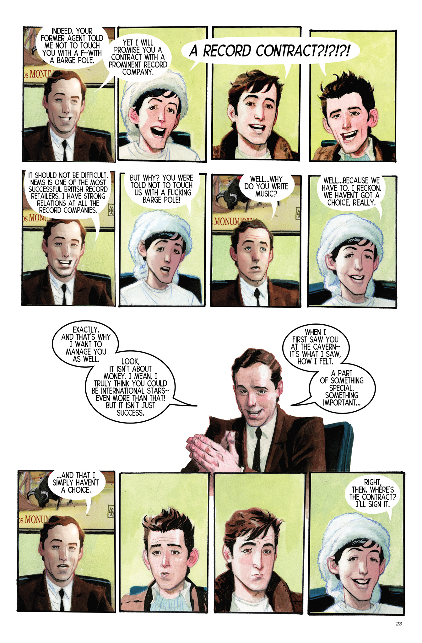Read online The Fifth Beatle: The Brian Epstein Story comic -  Issue # TPB - 22
