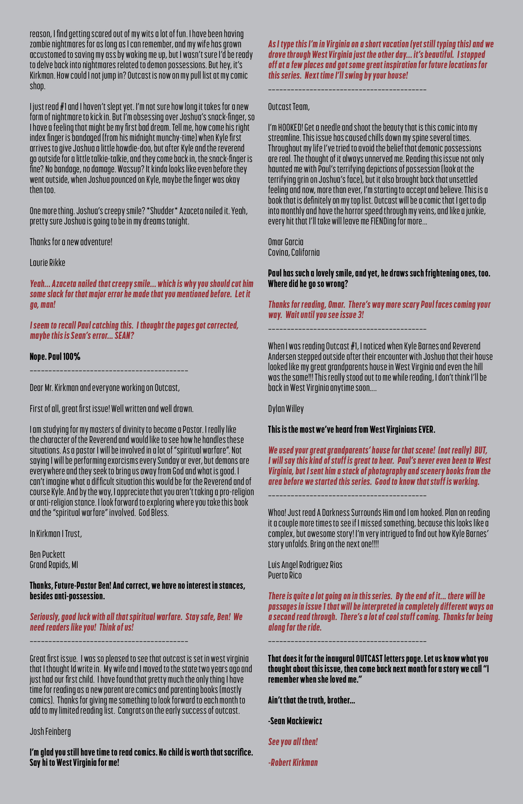 Read online Outcast by Kirkman & Azaceta comic -  Issue #2 - 24