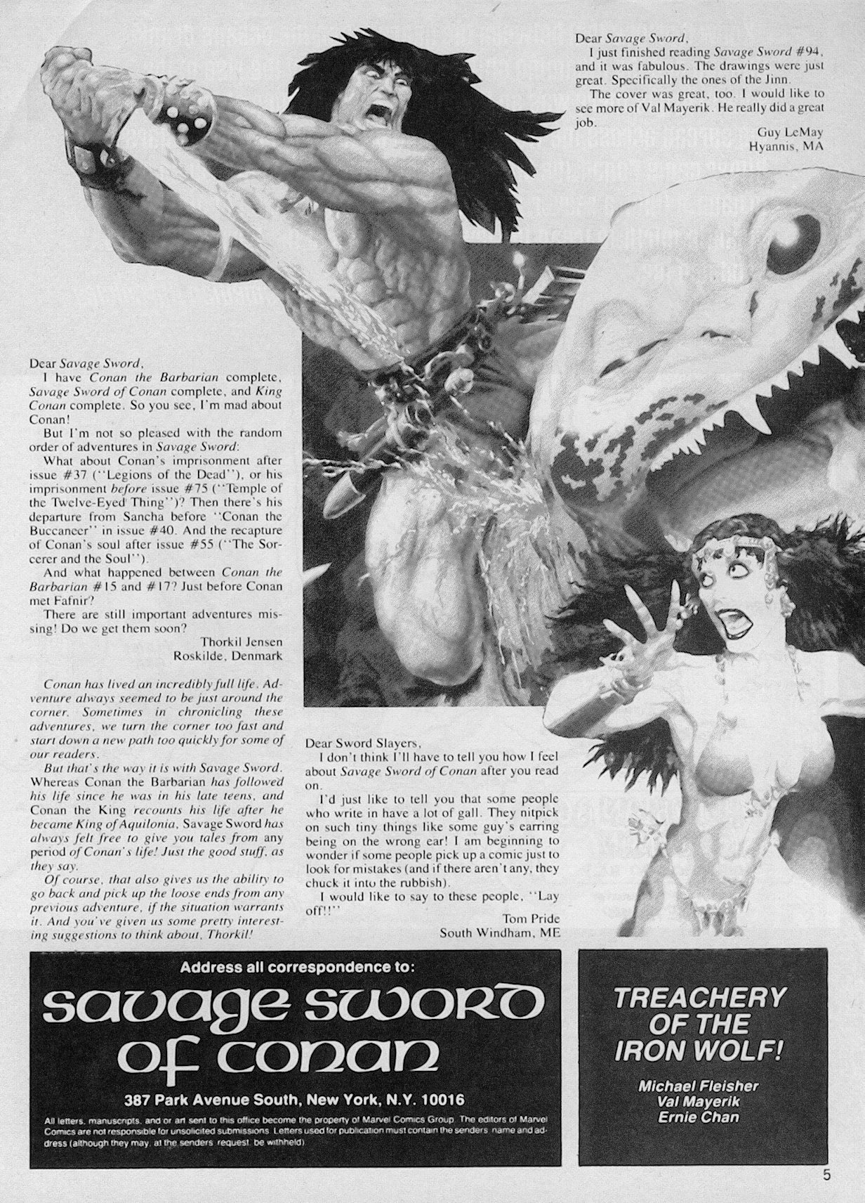 Read online The Savage Sword Of Conan comic -  Issue #102 - 5