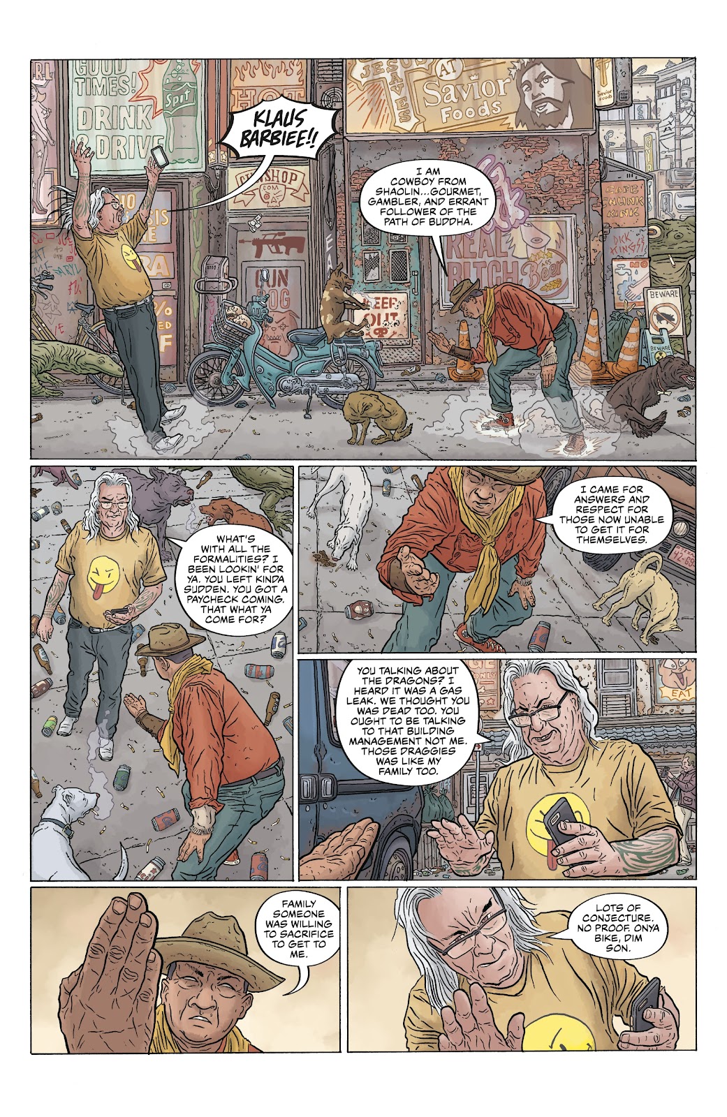 Shaolin Cowboy: Cruel to Be Kin issue 5 - Page 4