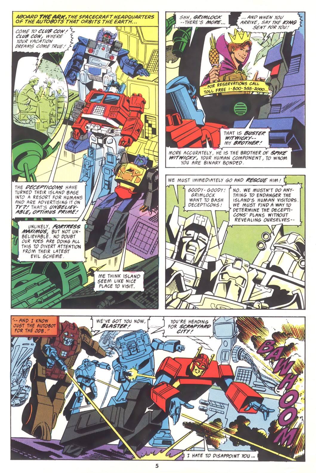 Read online The Transformers (UK) comic -  Issue #194 - 5