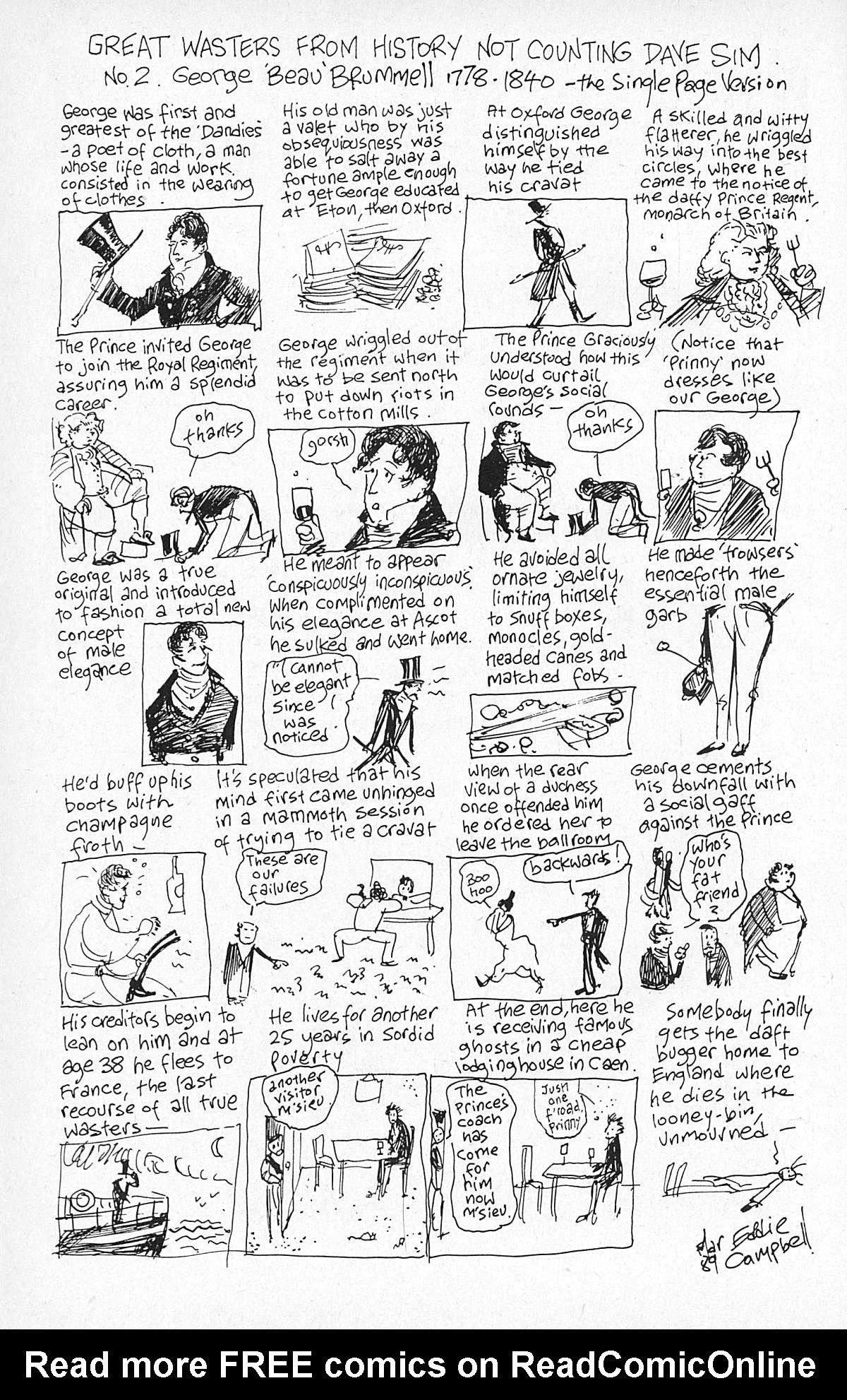 Read online Cerebus comic -  Issue #25 - 28