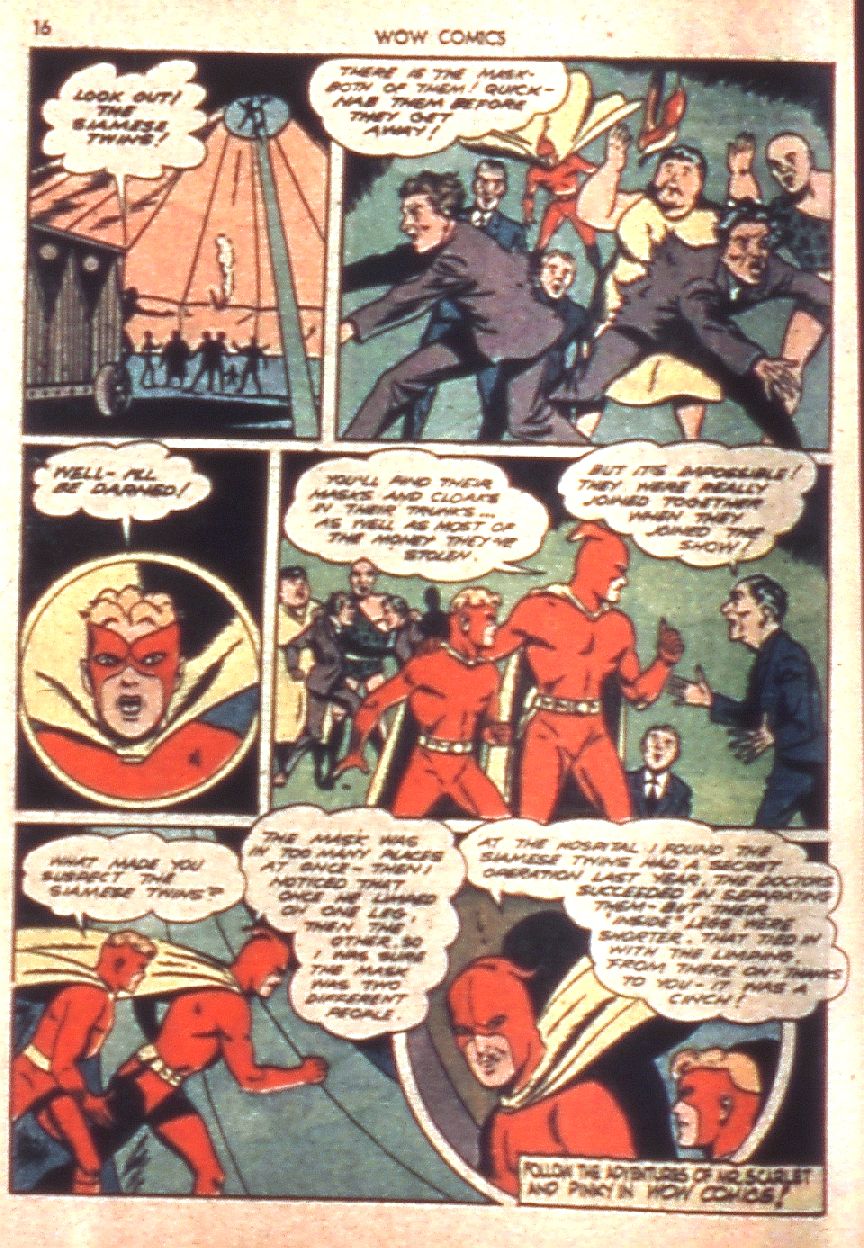 Read online Wow Comics comic -  Issue #7 - 16