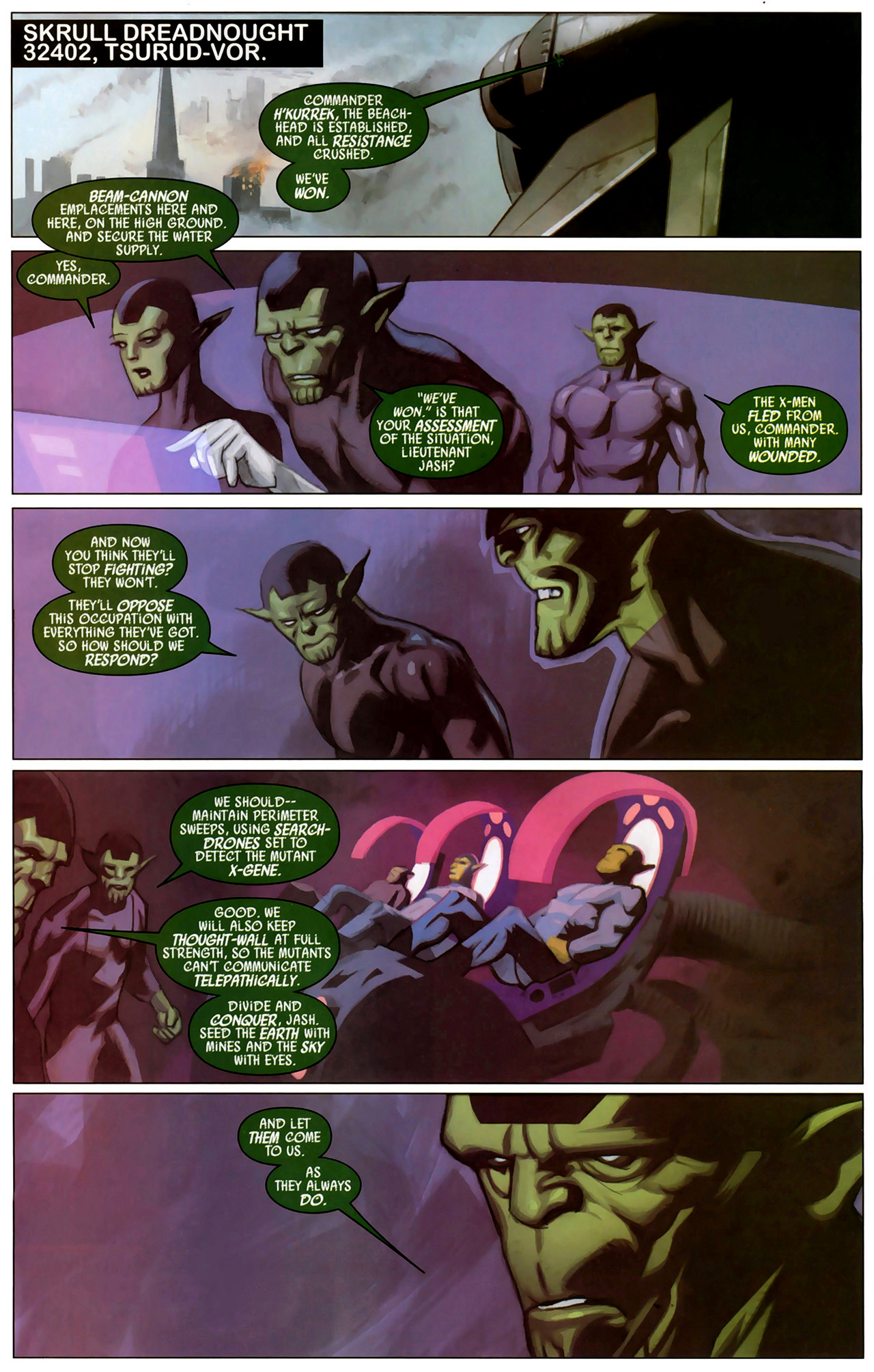 Read online Secret Invasion: X-Men comic -  Issue #2 - 6