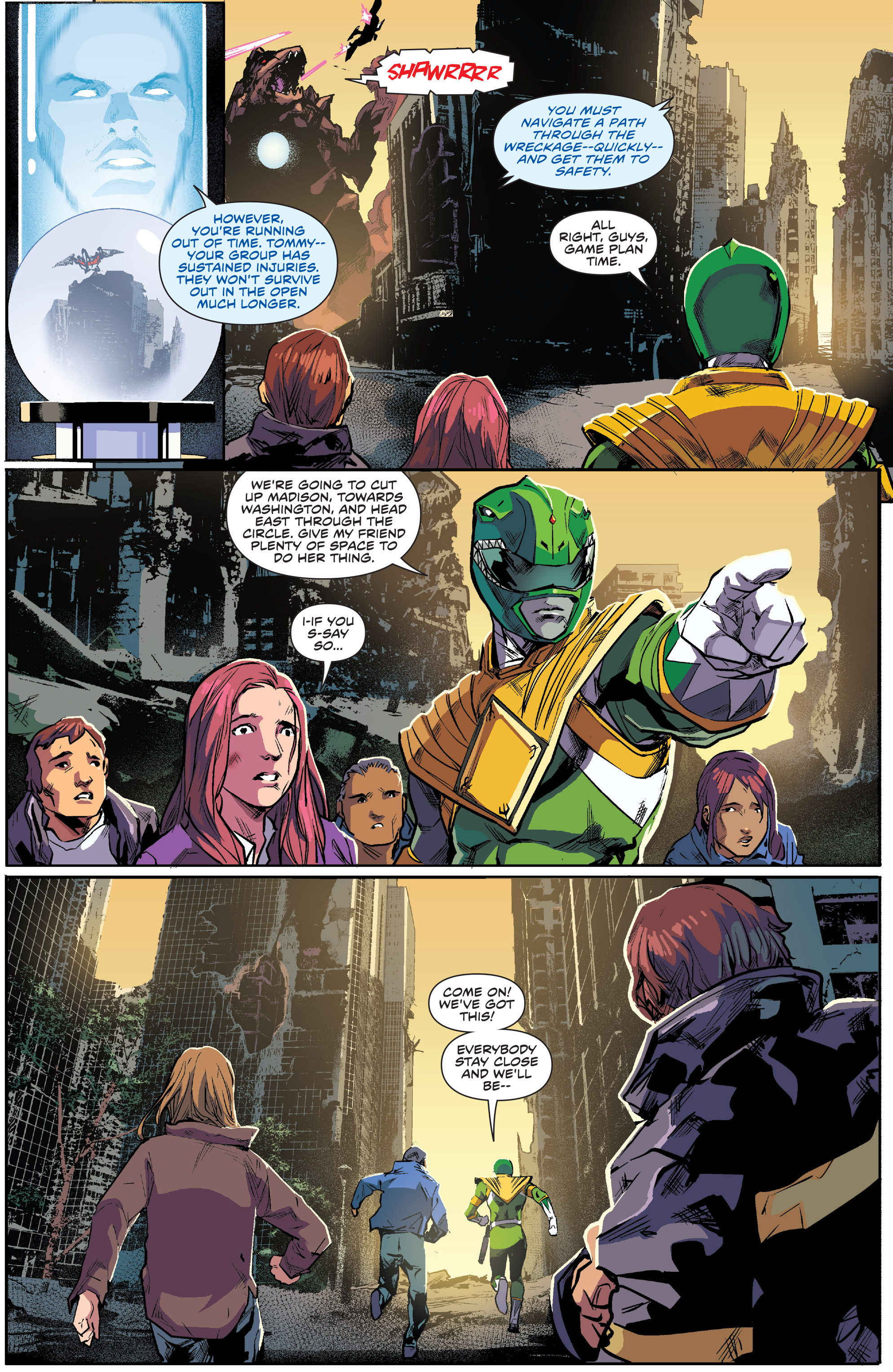 Read online Saban's Power Rangers: Aftershock comic -  Issue # Full - 92