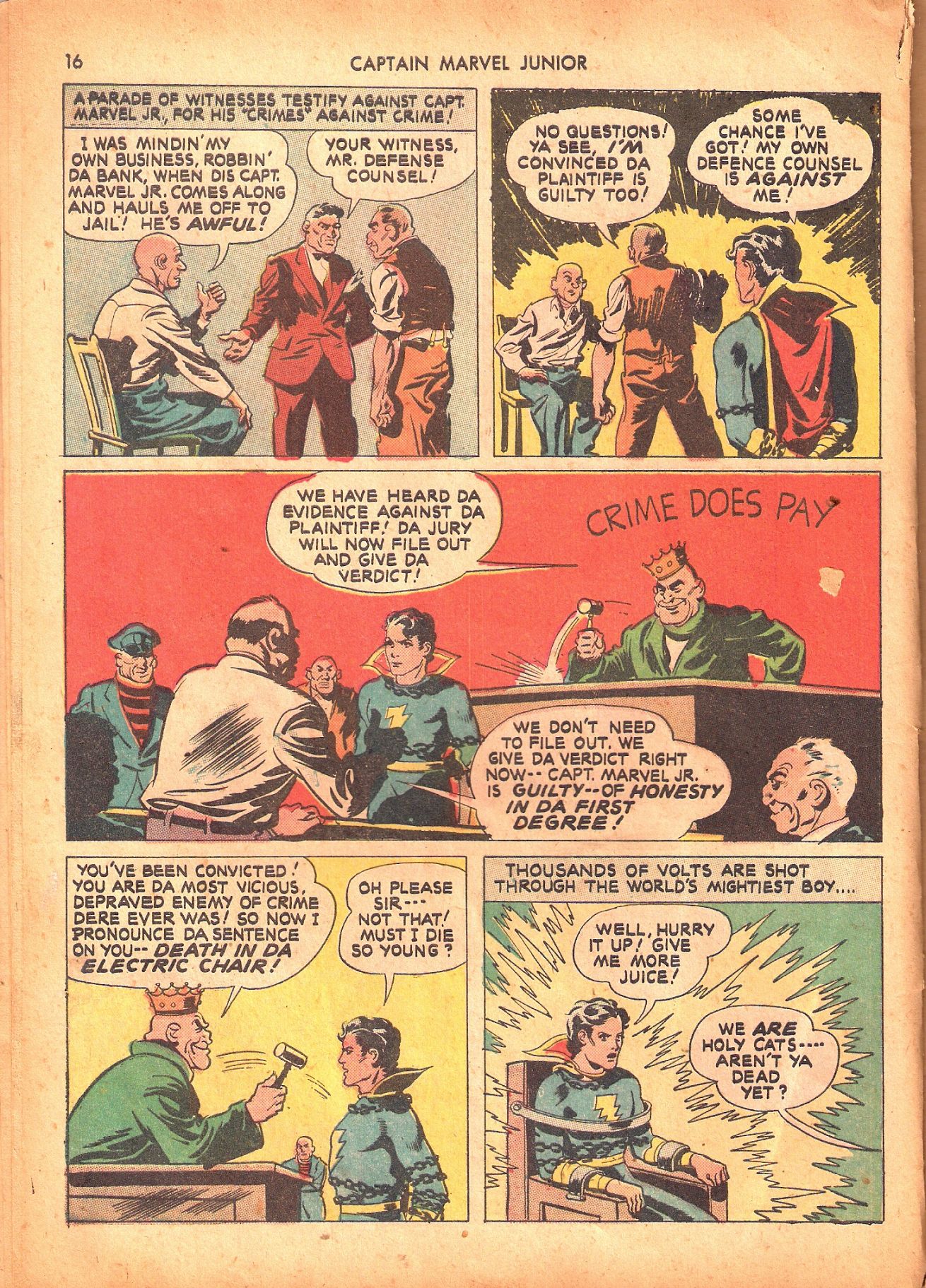 Read online Captain Marvel, Jr. comic -  Issue #09 - 16