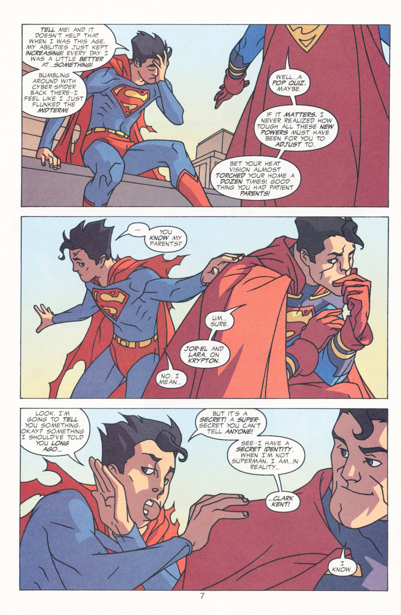 Read online Sins of Youth comic -  Issue # Superman Jr. and Superboy Sr - 12