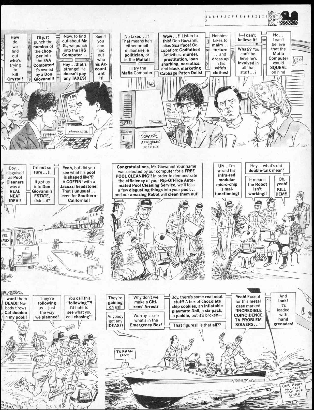 Read online MAD comic -  Issue #254 - 49