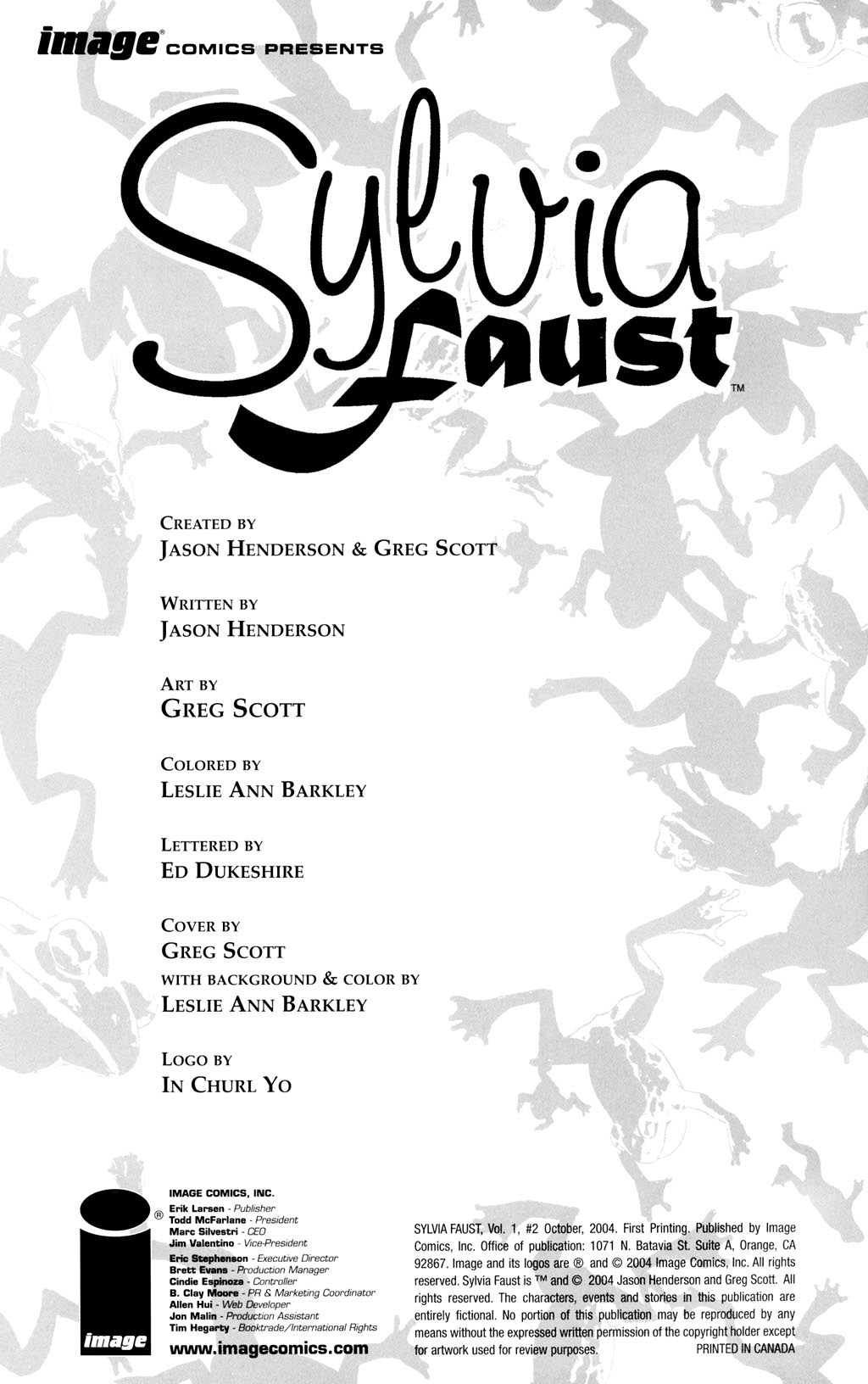 Read online Sylvia Faust comic -  Issue #2 - 2