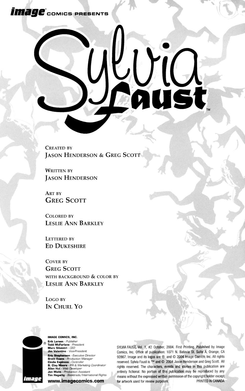 Sylvia Faust issue 2 - Page 2