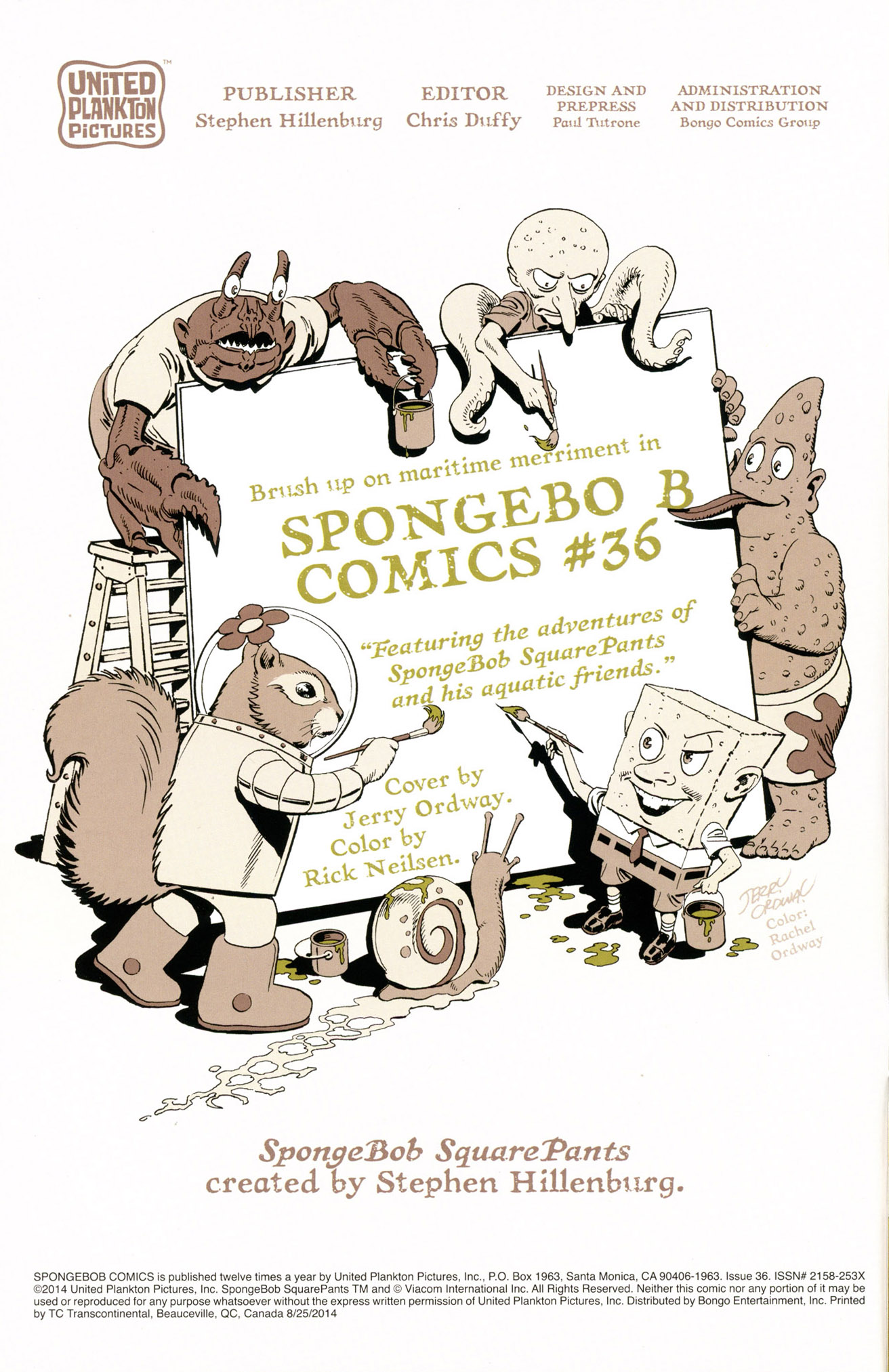 Read online SpongeBob Comics comic -  Issue #36 - 2