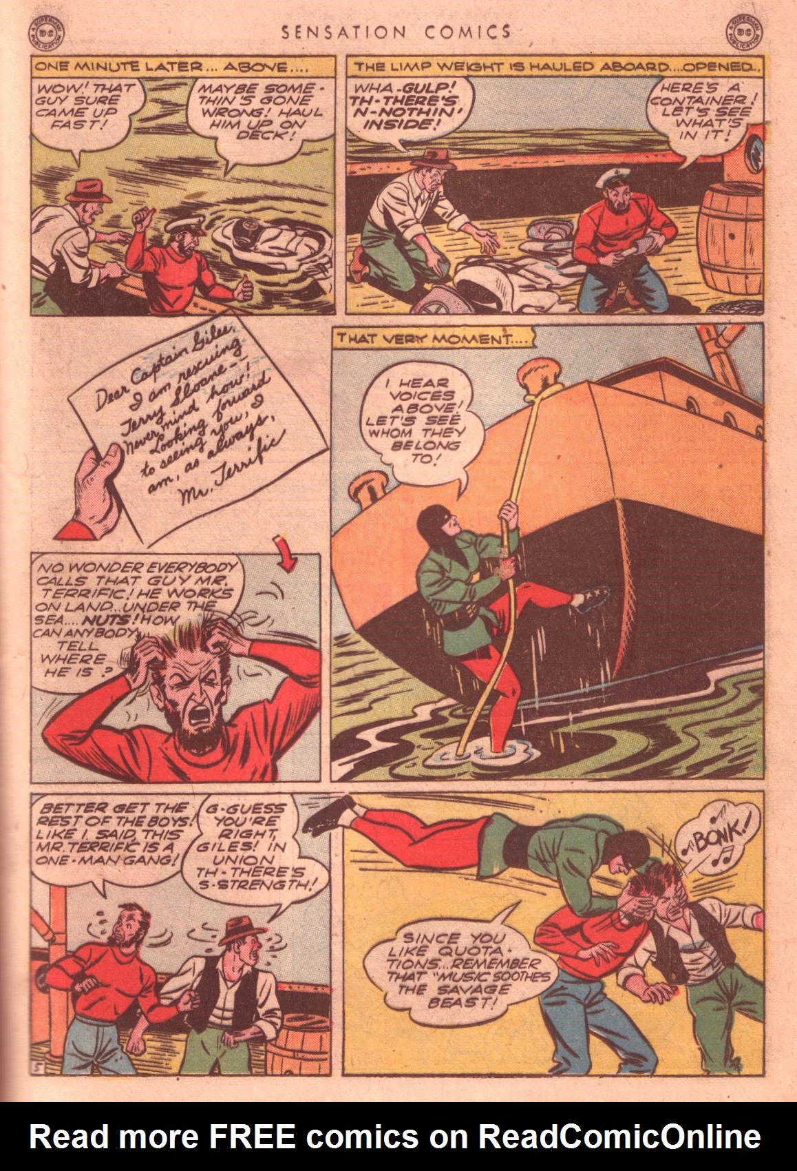 Read online Sensation (Mystery) Comics comic -  Issue #35 - 35