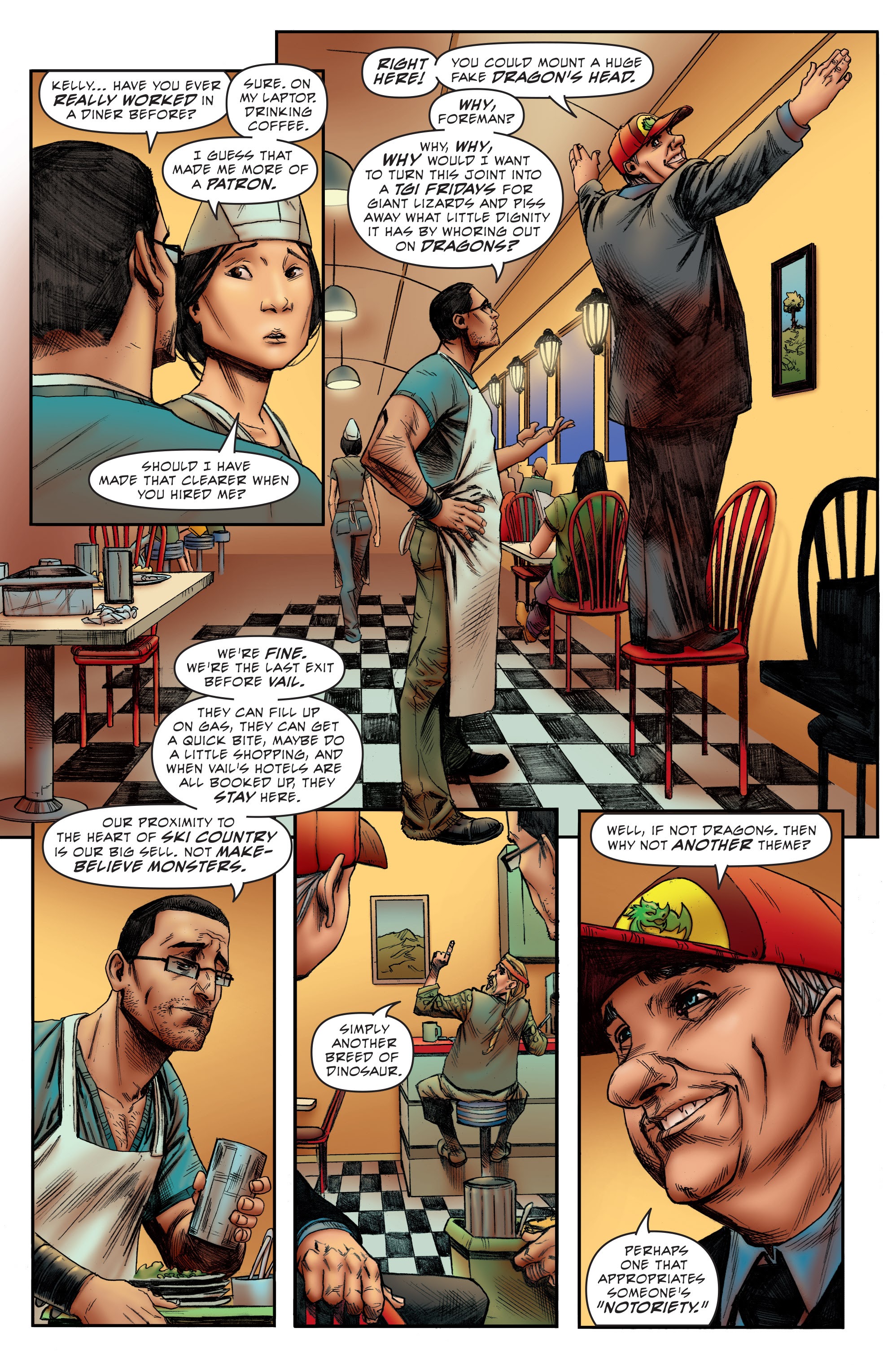 Read online A Town Called Dragon comic -  Issue #1 - 38