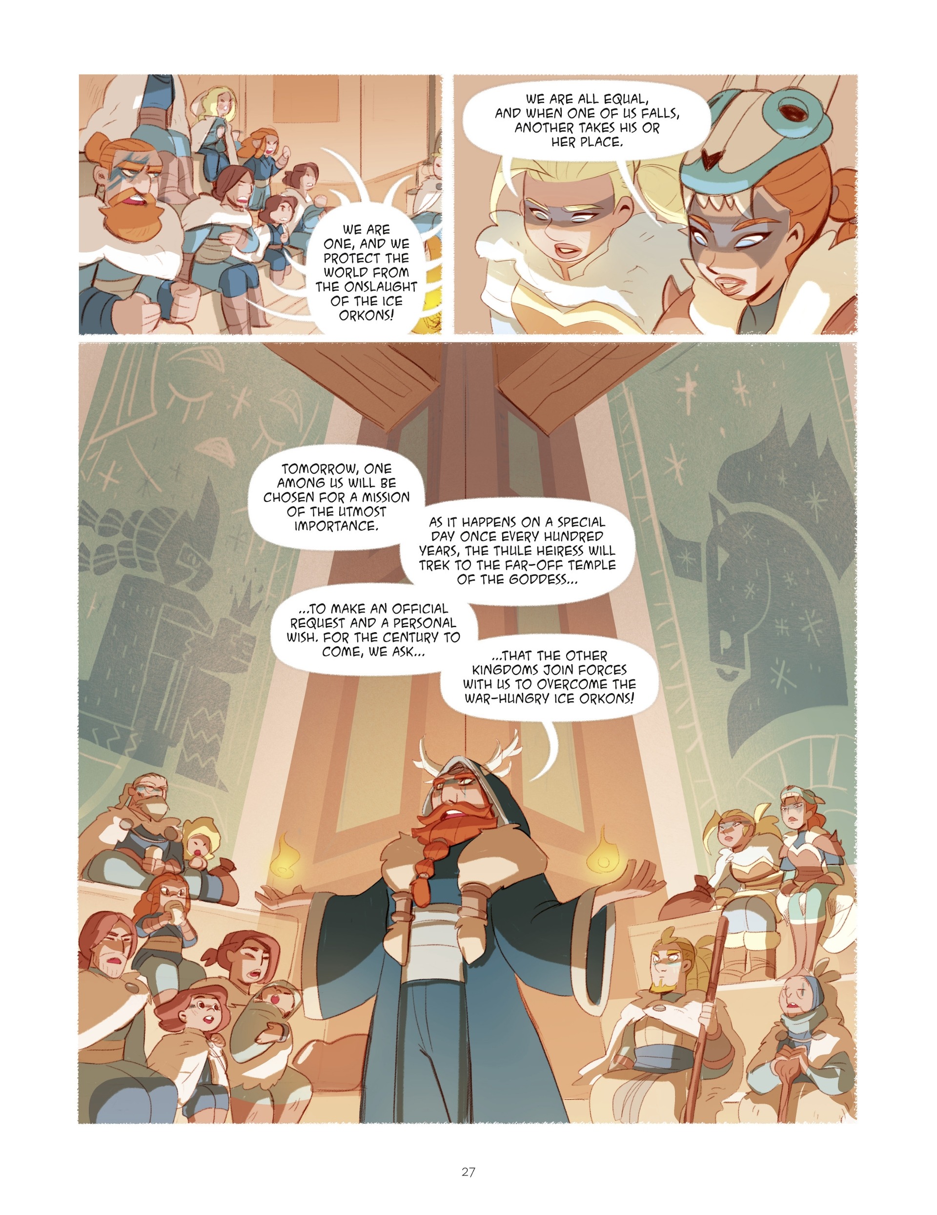 Read online The Unicorn Legacy: Call of the Goddess comic -  Issue # TPB - 26