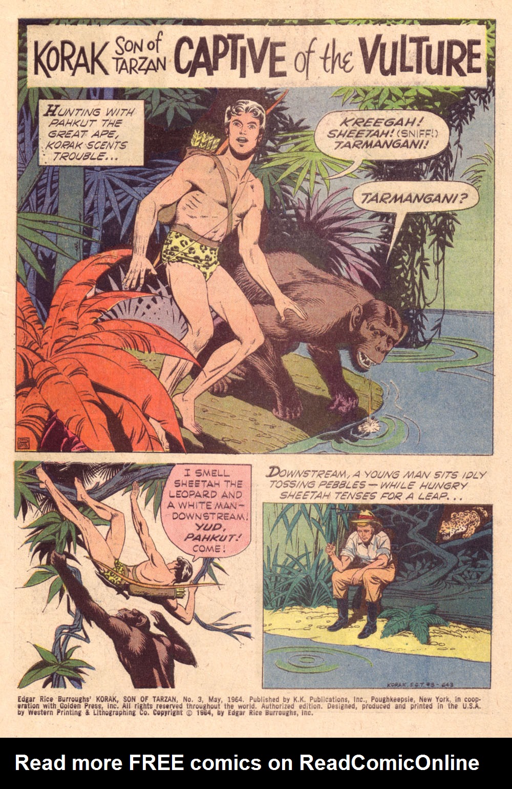 Read online Korak, Son of Tarzan (1964) comic -  Issue #3 - 3