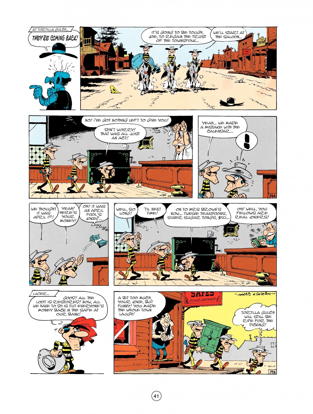 Read online A Lucky Luke Adventure comic -  Issue #36 - 41
