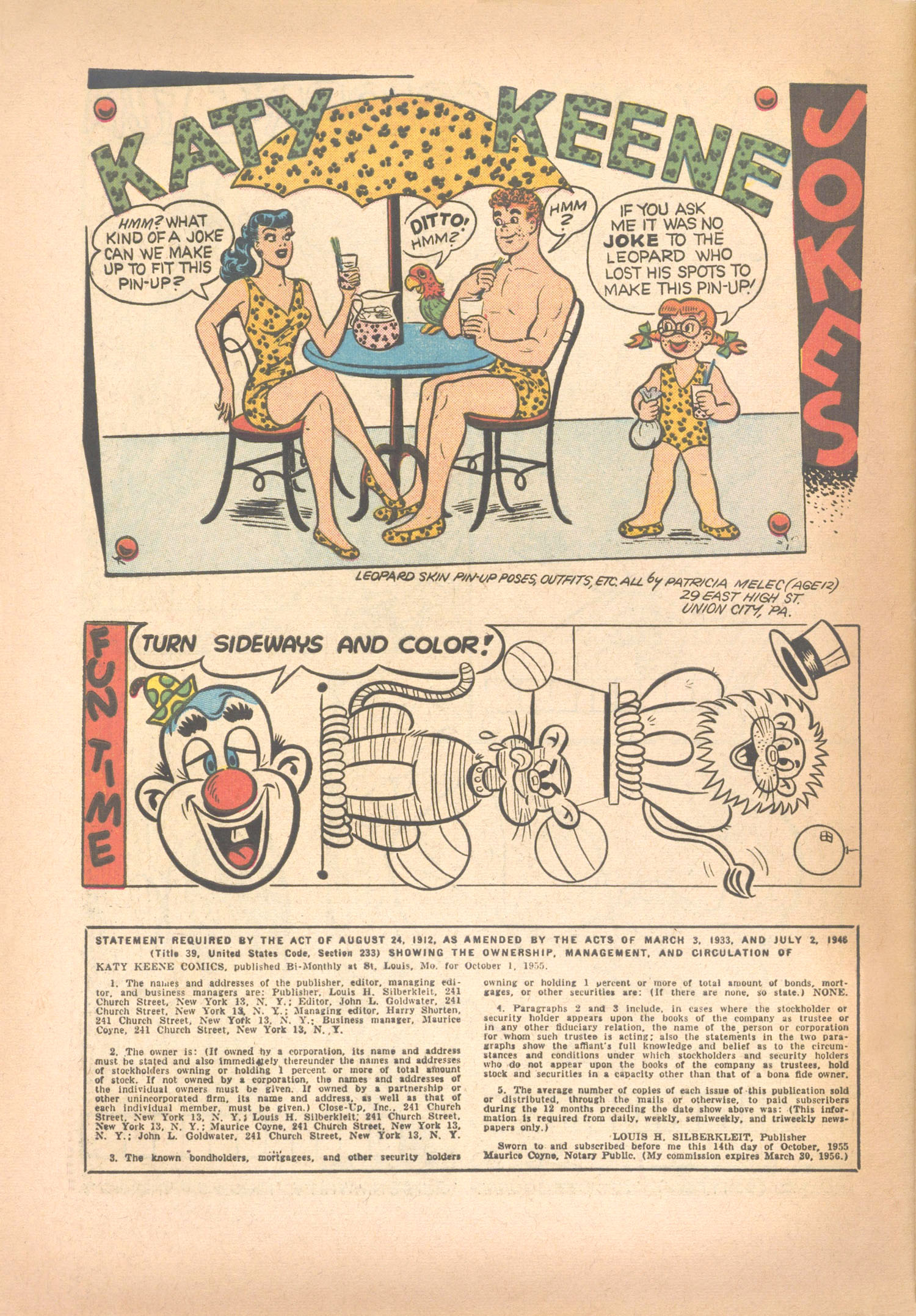 Read online Katy Keene (1949) comic -  Issue #28 - 32