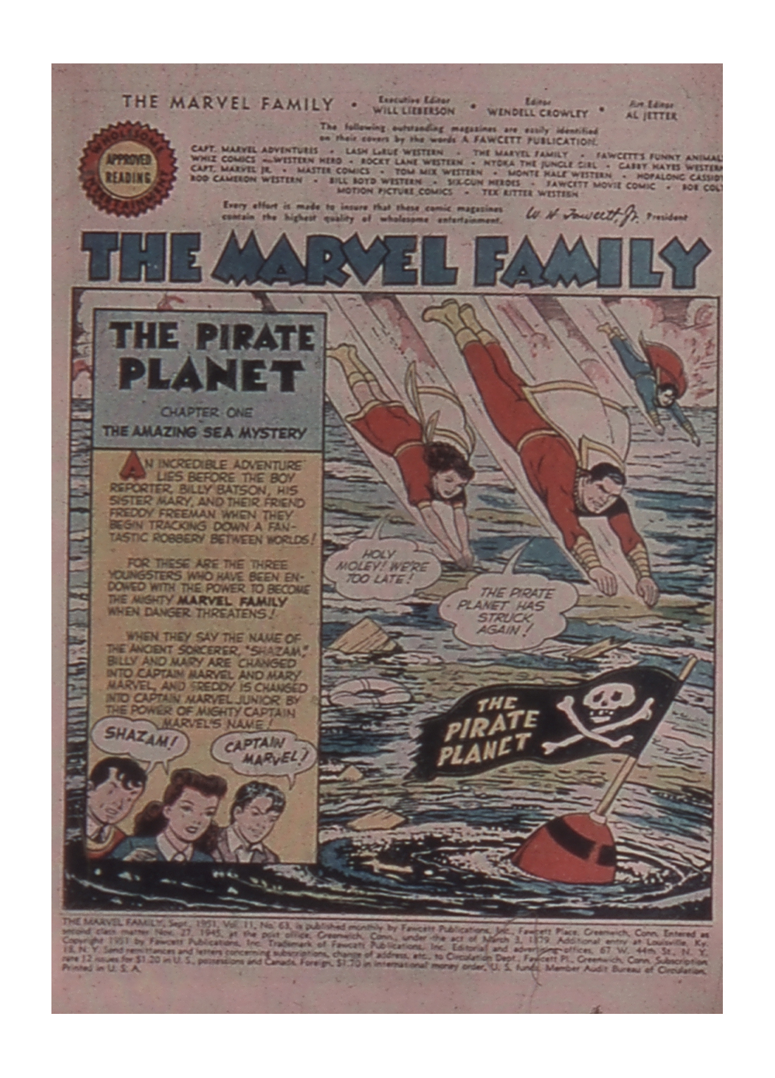 Read online The Marvel Family comic -  Issue #63 - 3
