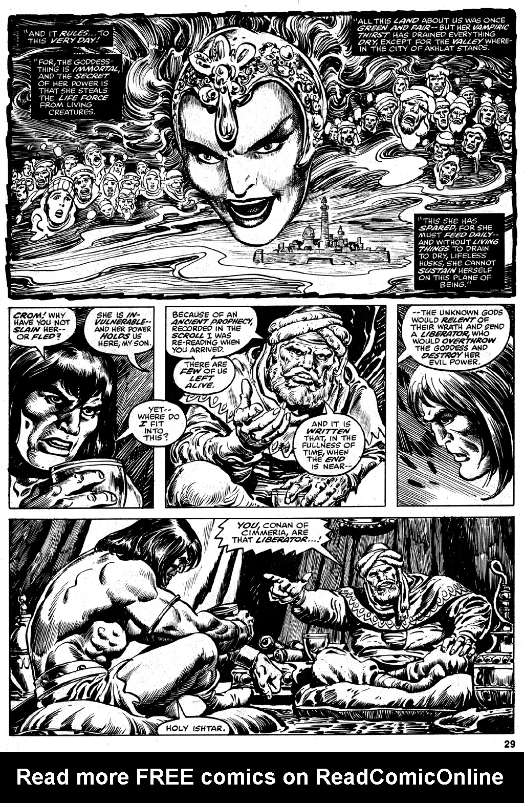 Read online The Savage Sword Of Conan comic -  Issue #35 - 29