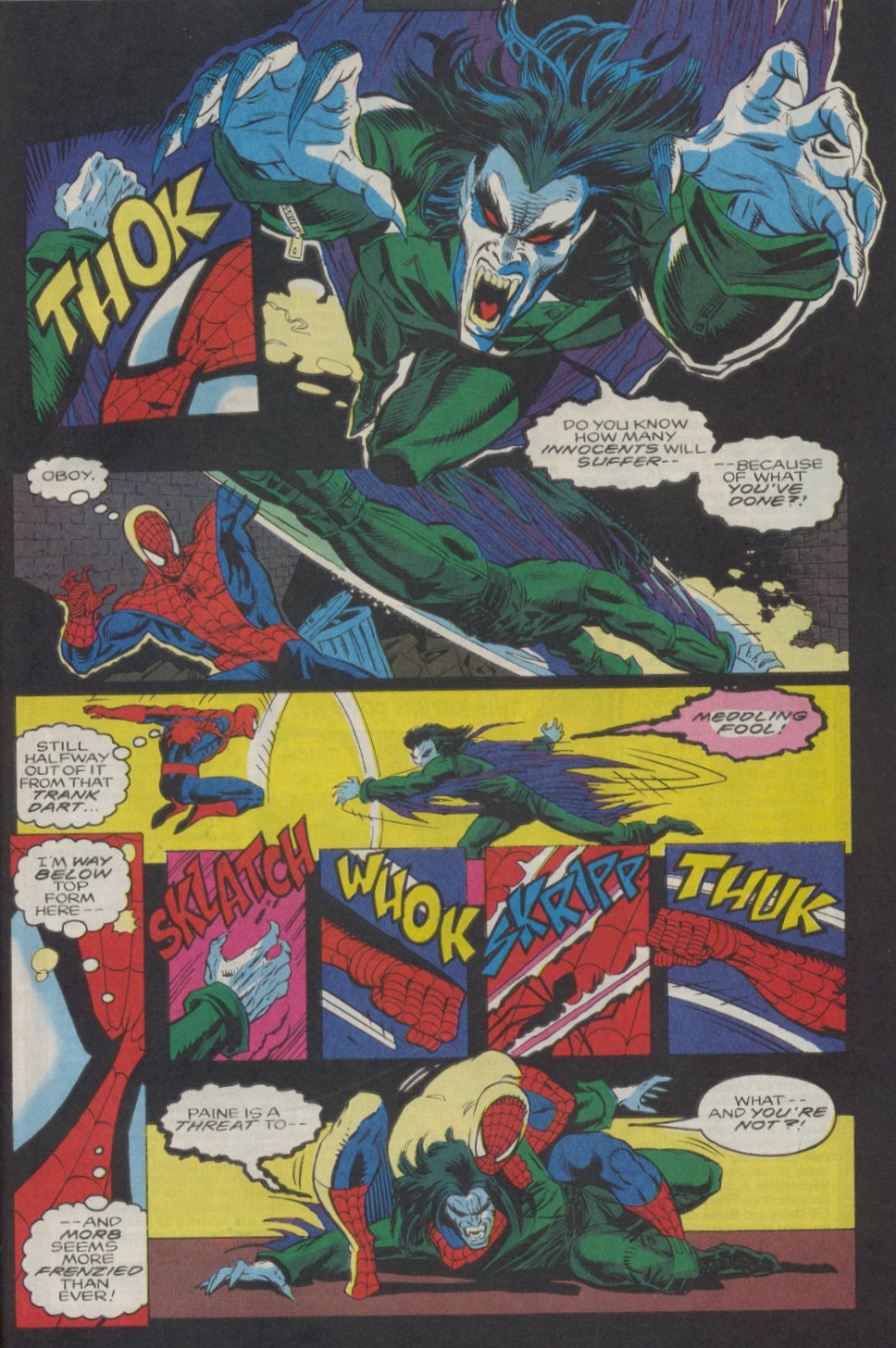 Read online Morbius: The Living Vampire (1992) comic -  Issue #4 - 20
