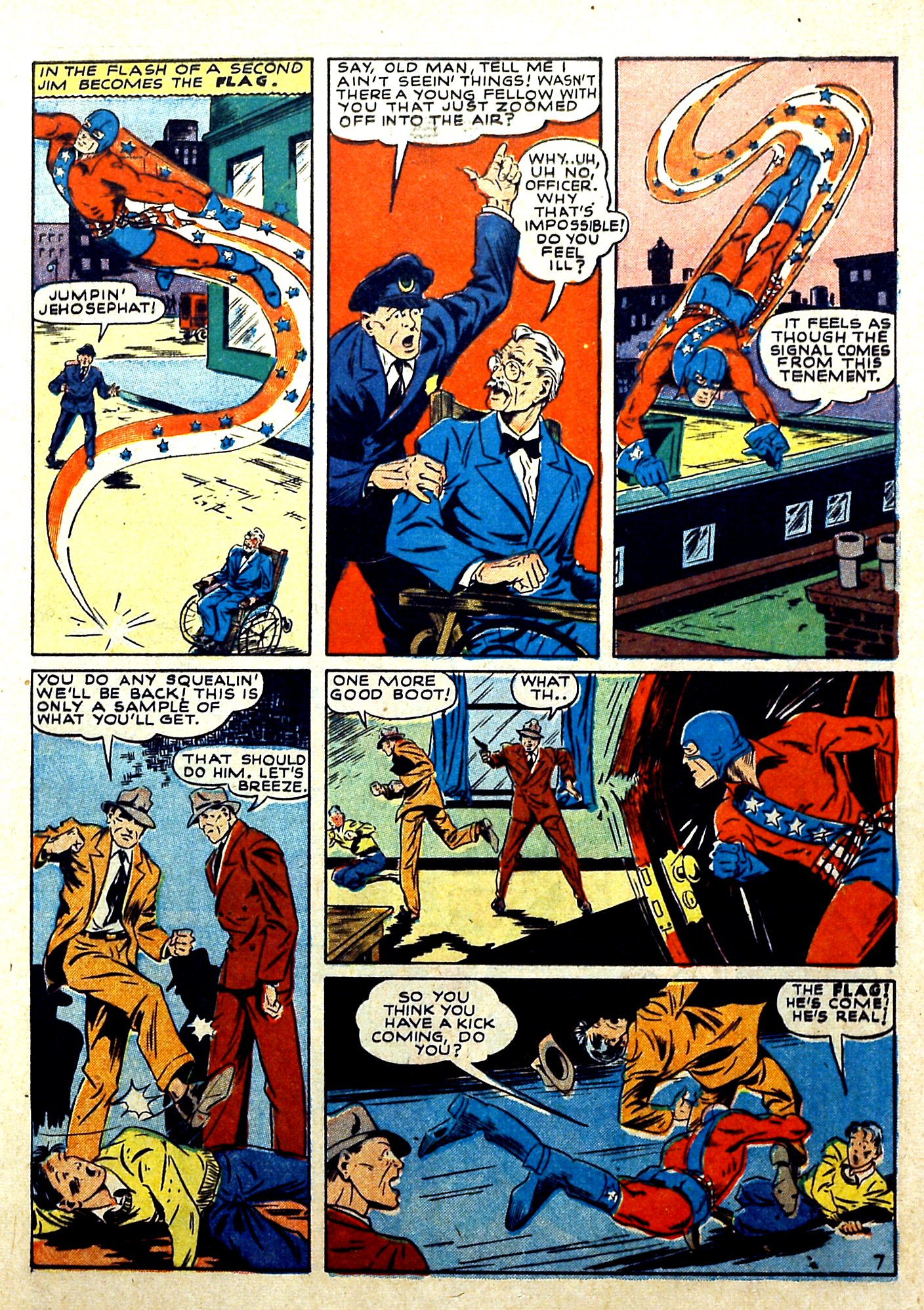 Read online Our Flag Comics comic -  Issue #4 - 9