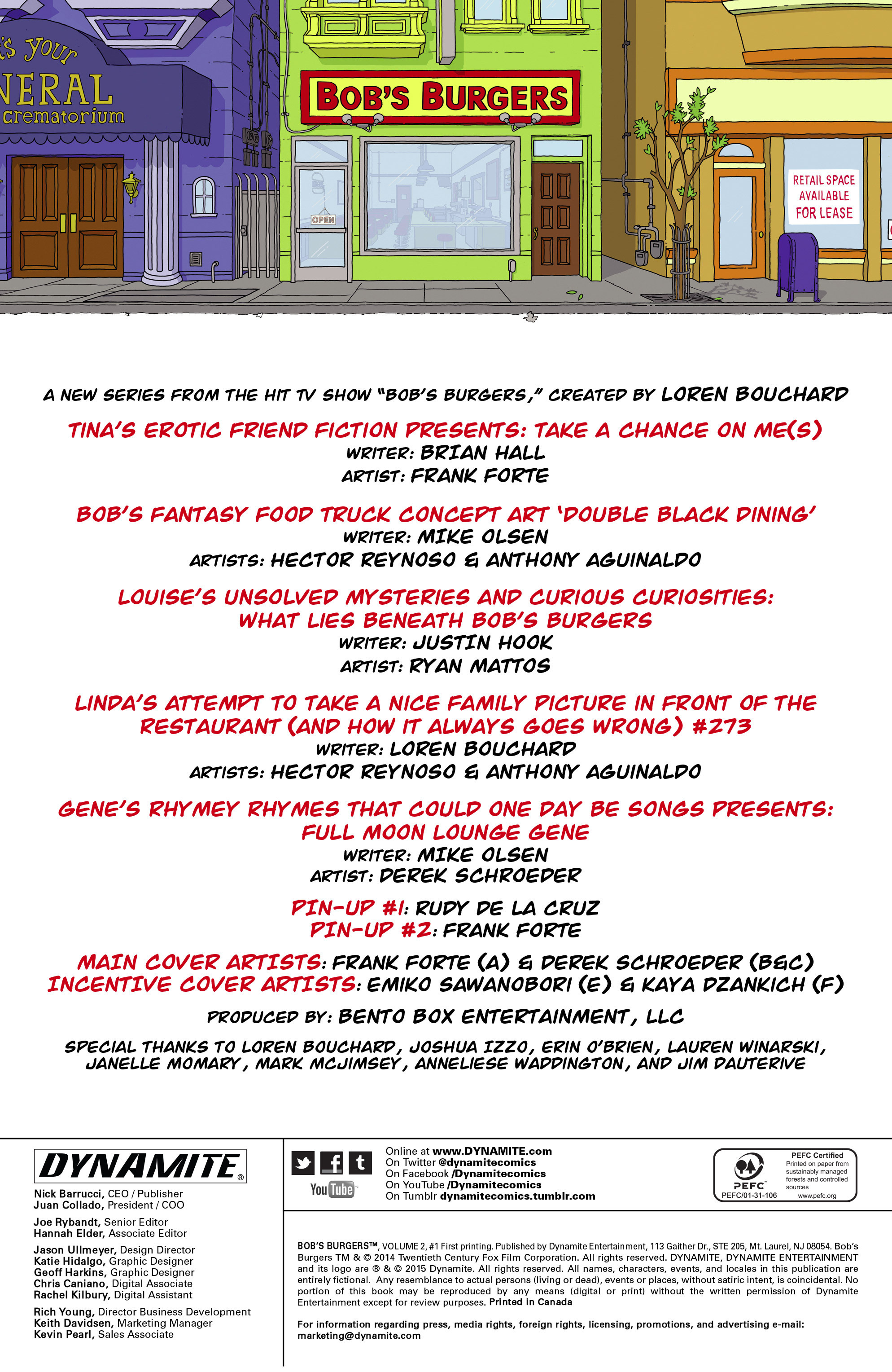 Read online Bob's Burgers (2015) comic -  Issue #1 - 2