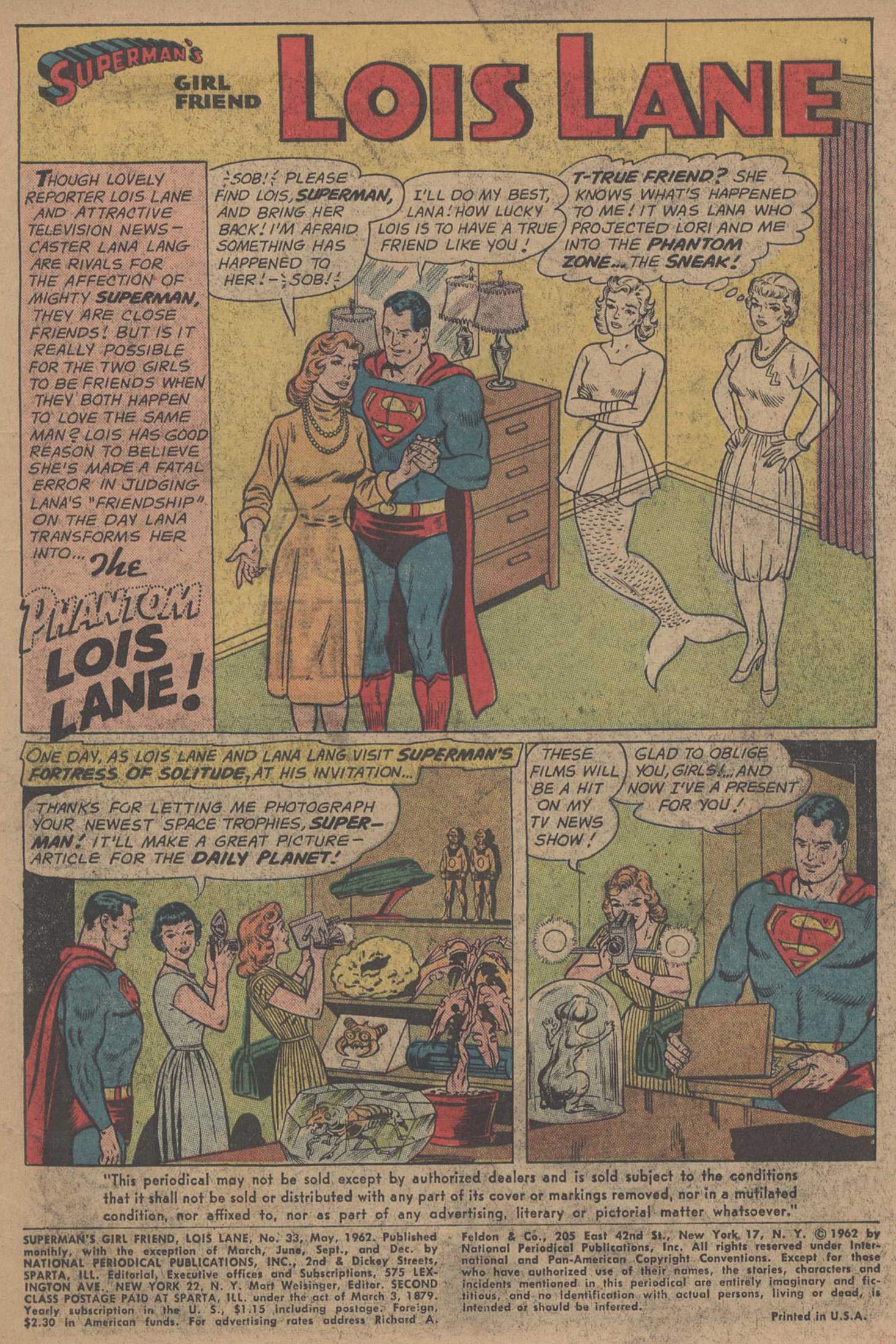 Read online Superman's Girl Friend, Lois Lane comic -  Issue #33 - 3