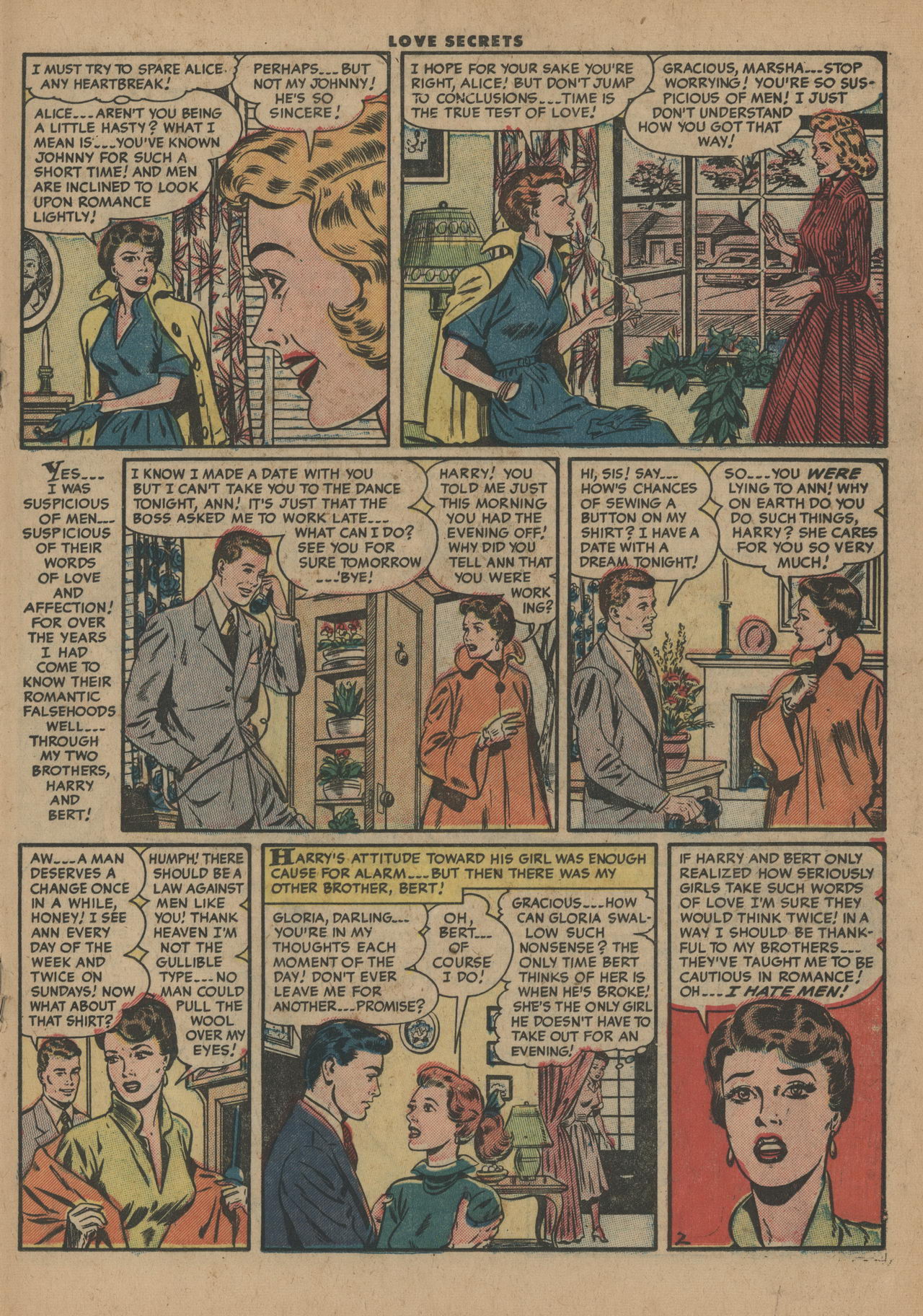 Read online Love Secrets (1953) comic -  Issue #40 - 19
