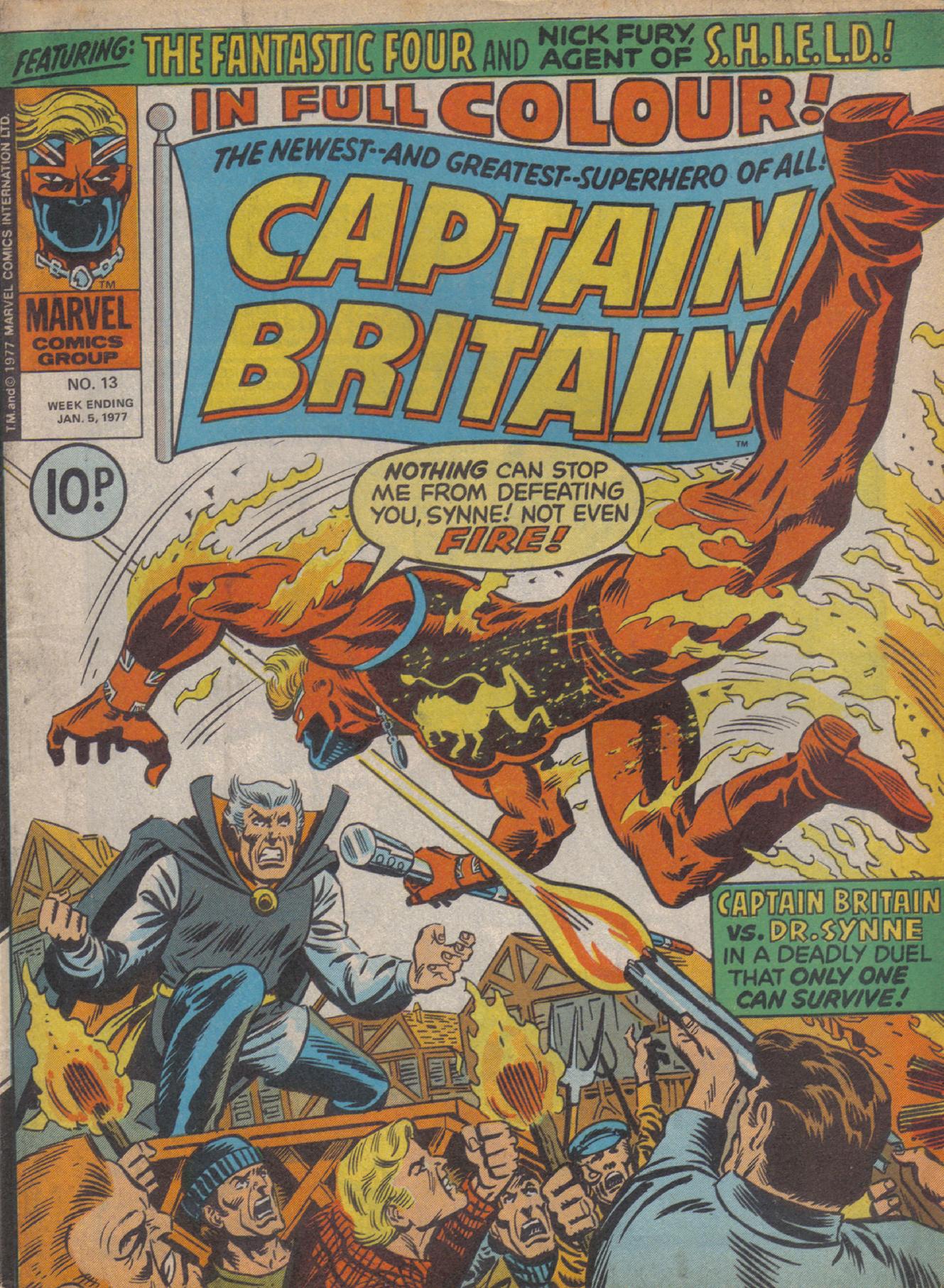 Read online Captain Britain (1976) comic -  Issue #13 - 1