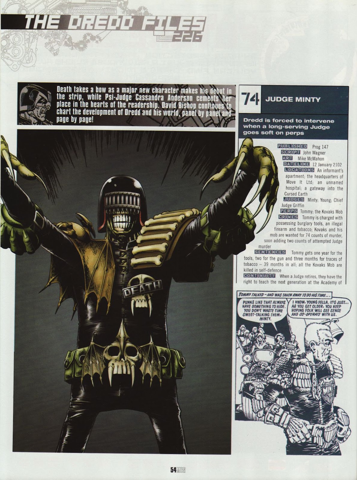 Judge Dredd Megazine (Vol. 5) issue 226 - Page 54
