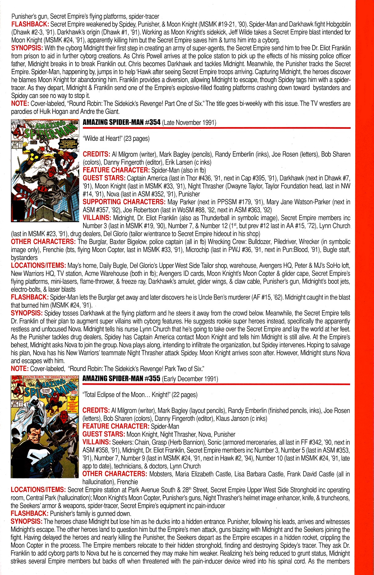 Read online Official Index to the Marvel Universe comic -  Issue #8 - 17