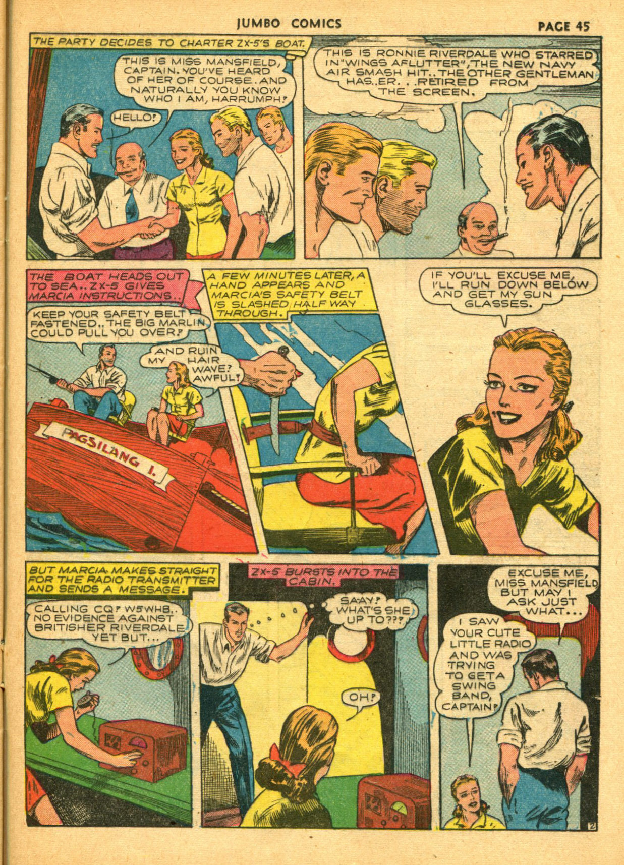 Read online Jumbo Comics comic -  Issue #34 - 48