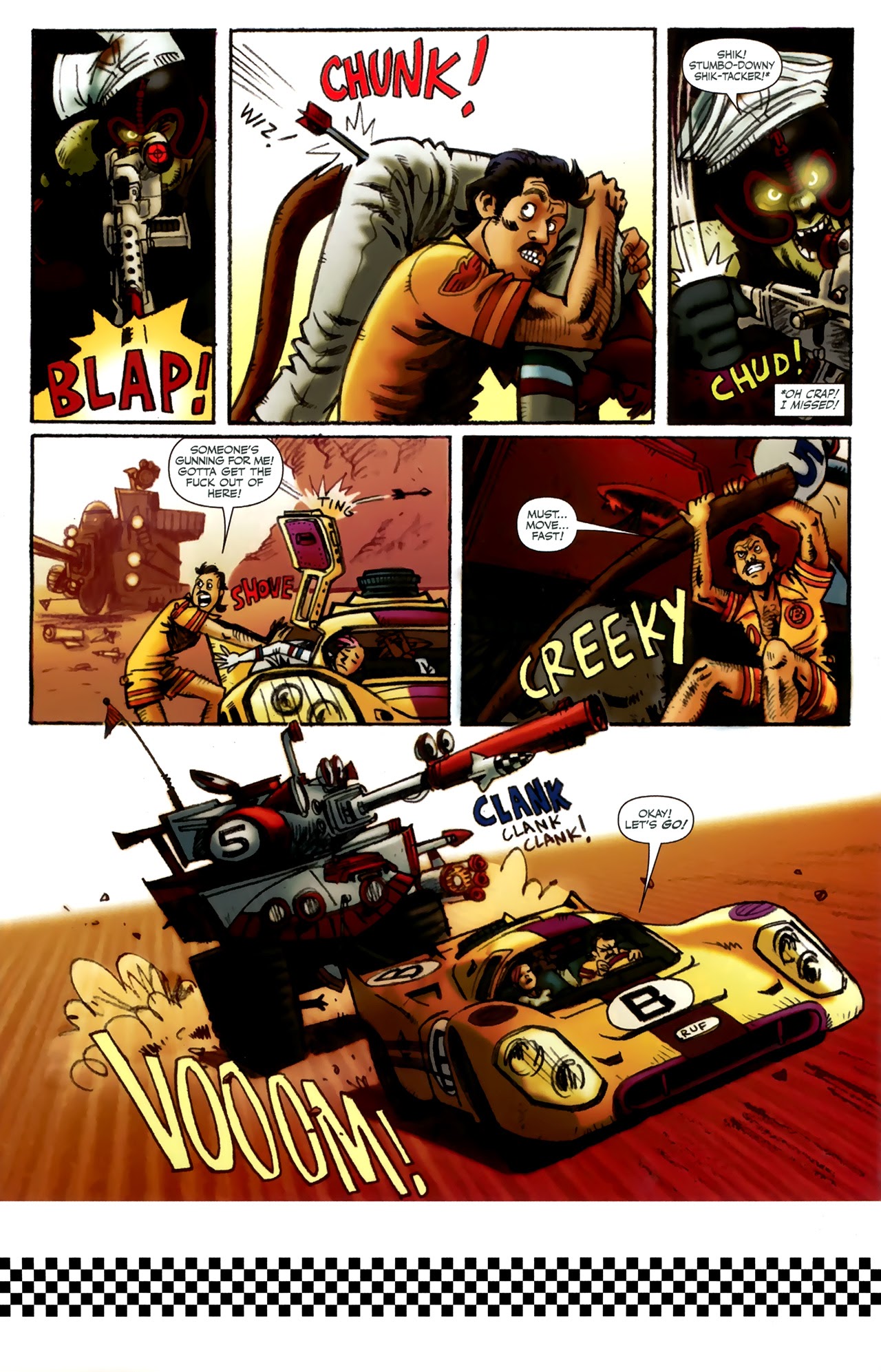 Read online Tank Girl: Skidmarks comic -  Issue #1 - 14