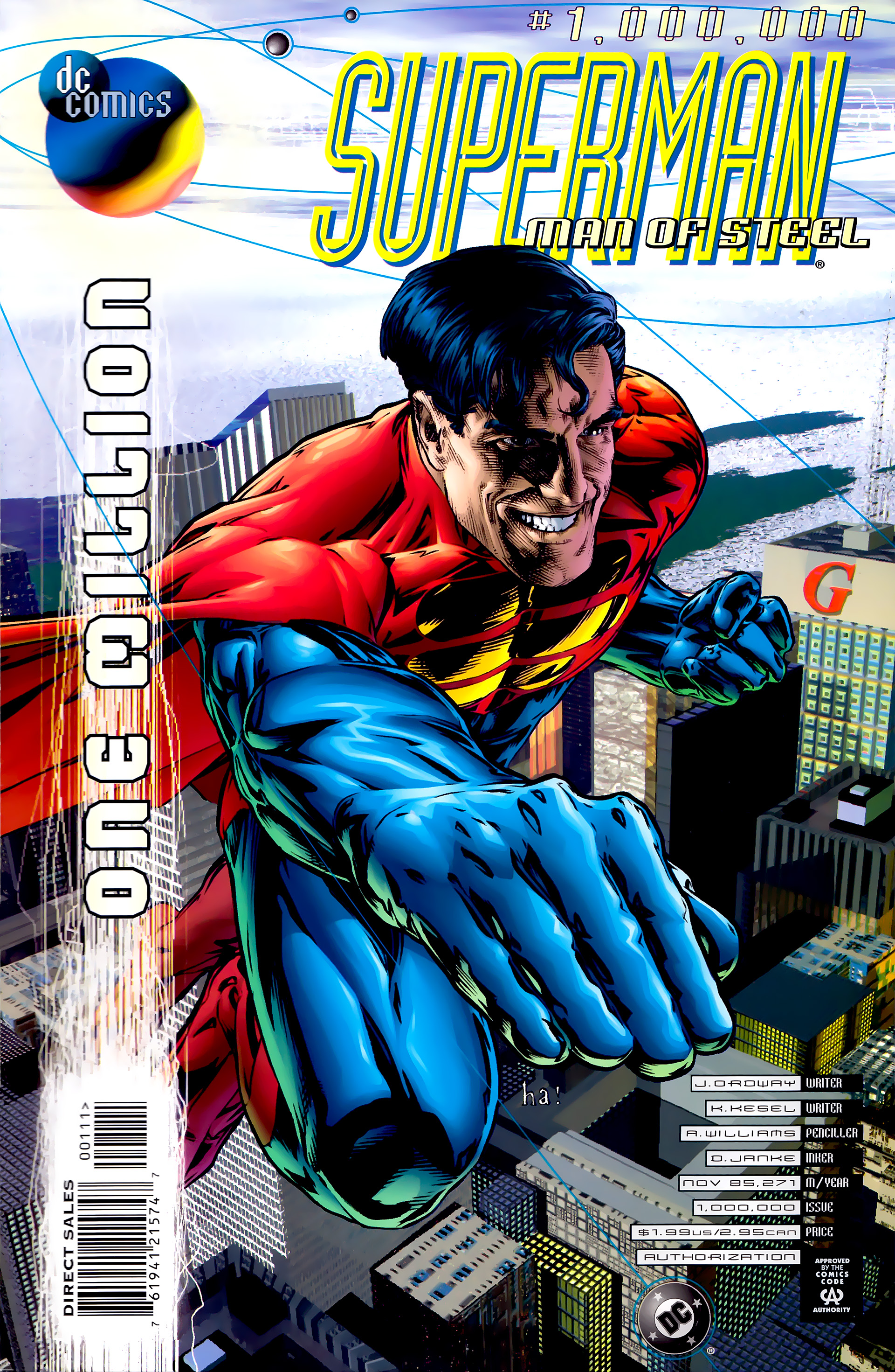 Read online Superman: The Man of Steel (1991) comic -  Issue #1,000,000 - 1
