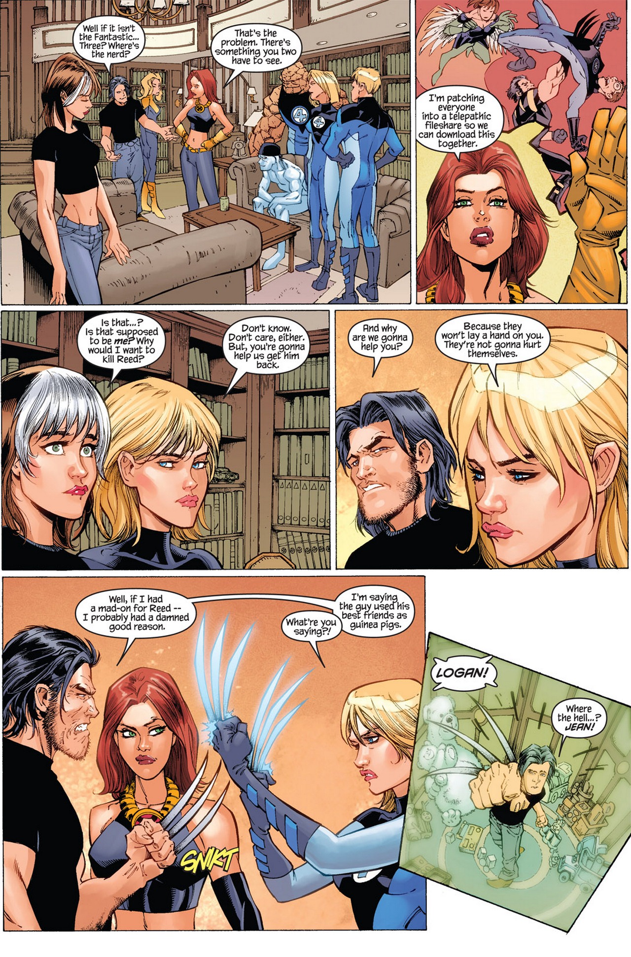 Read online Ultimate X-Men/Ultimate Fantastic Four Annual comic -  Issue # Full - 17